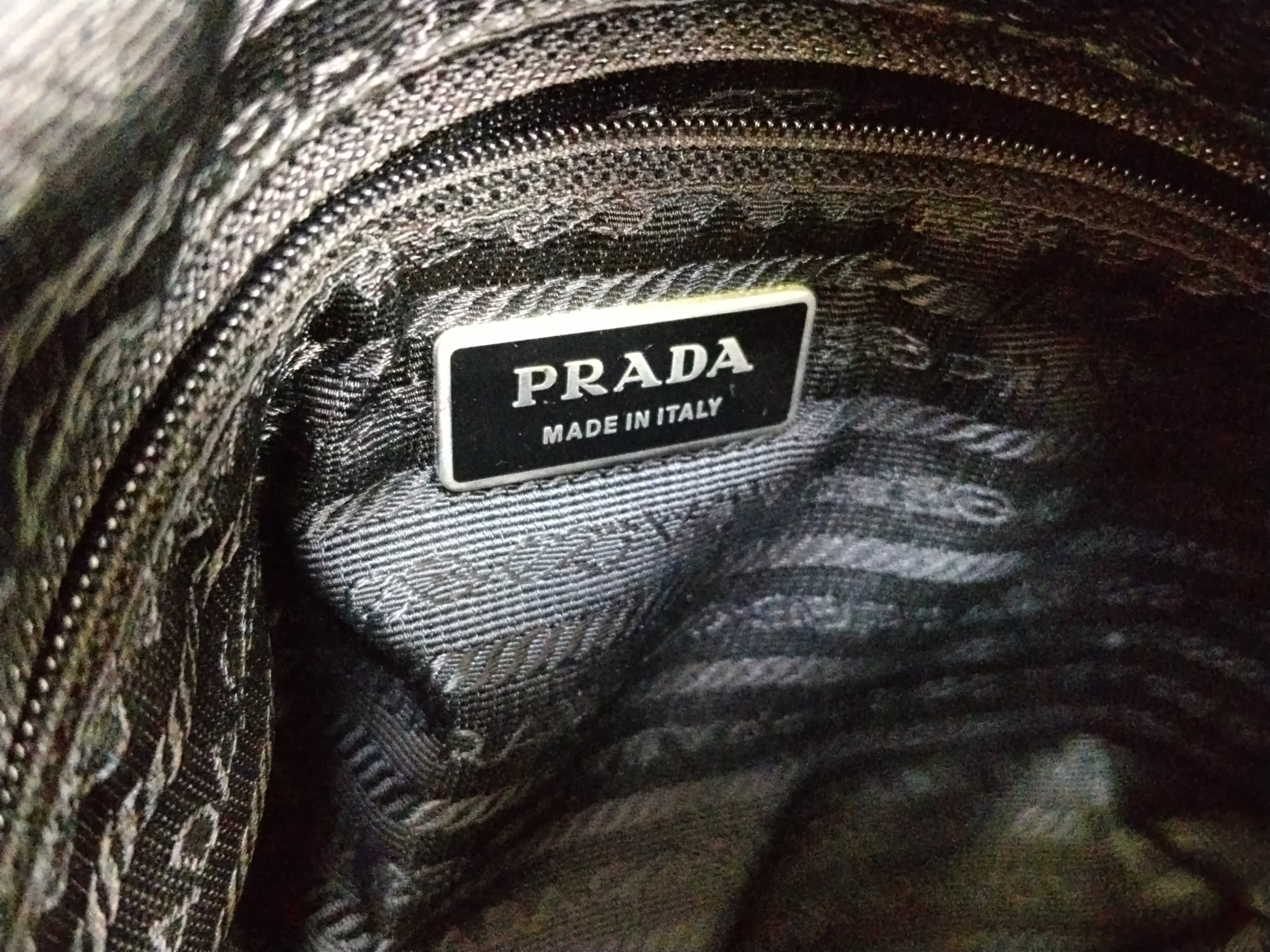 Nylon Shoulder Bag, Black Nylon Shoulder Bag — view 12