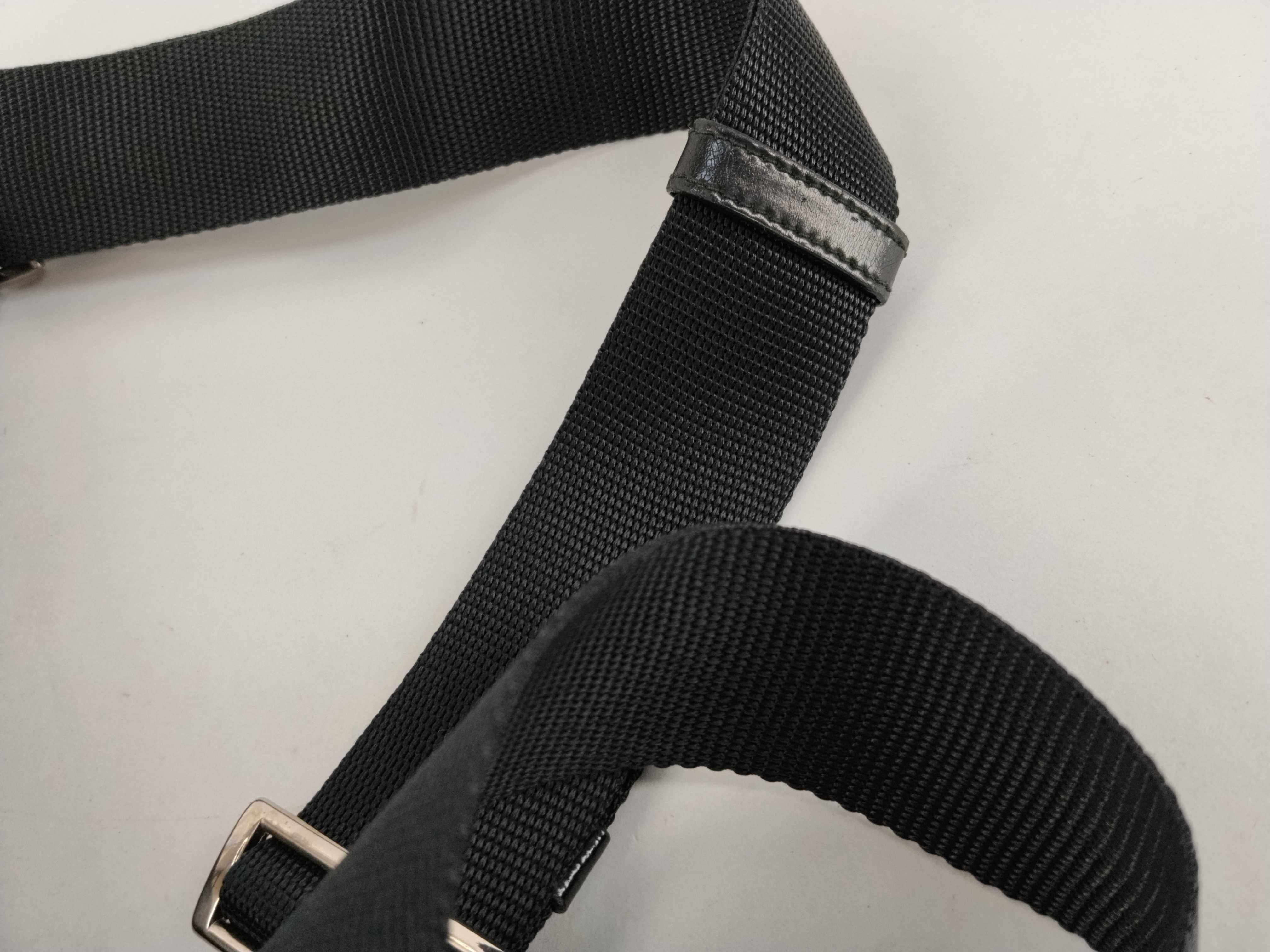 Nylon Shoulder Bag, Black Nylon Shoulder Bag — view 4