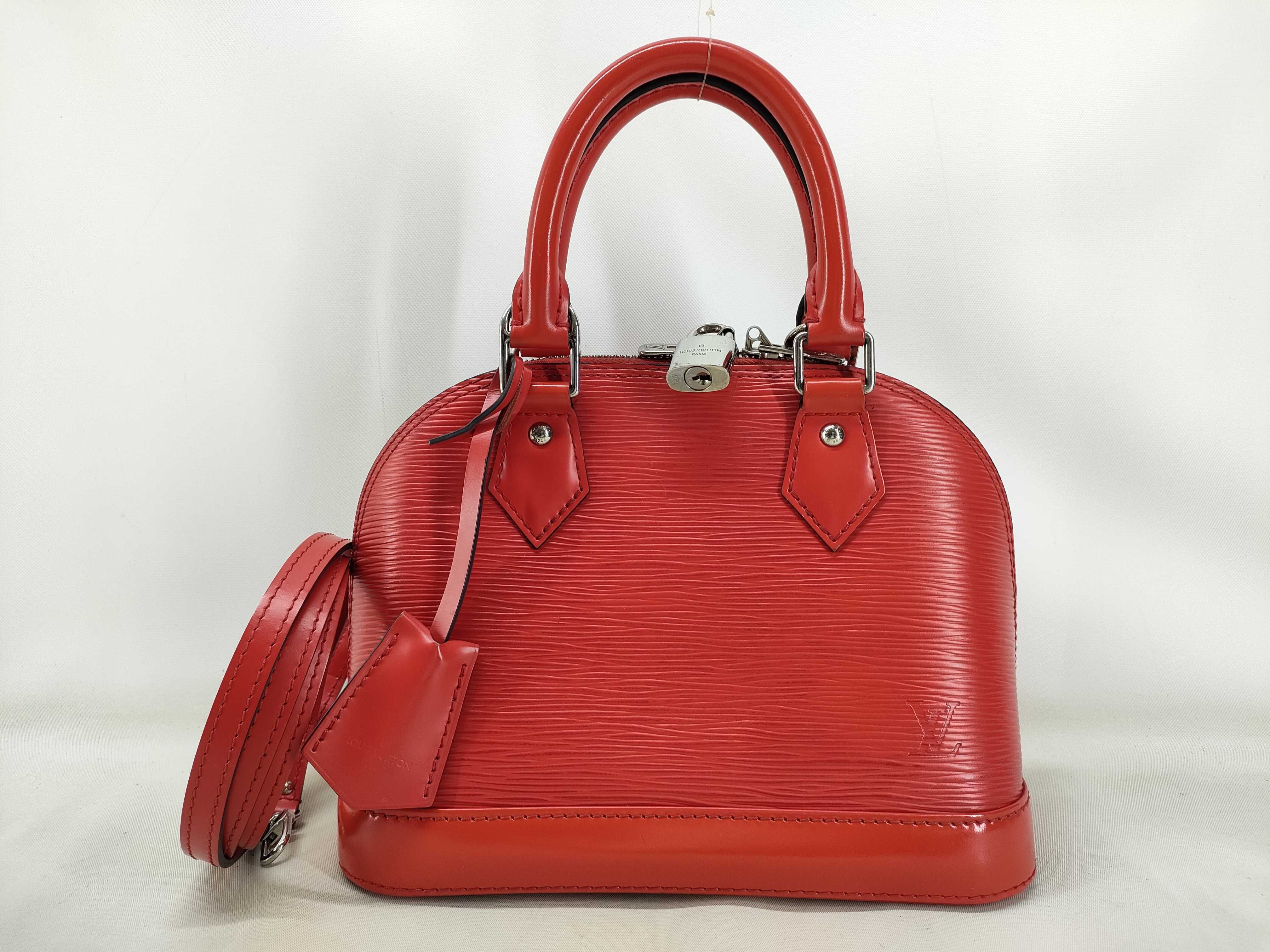 Epi Leather Alma BB Shoulder Bag Handbag