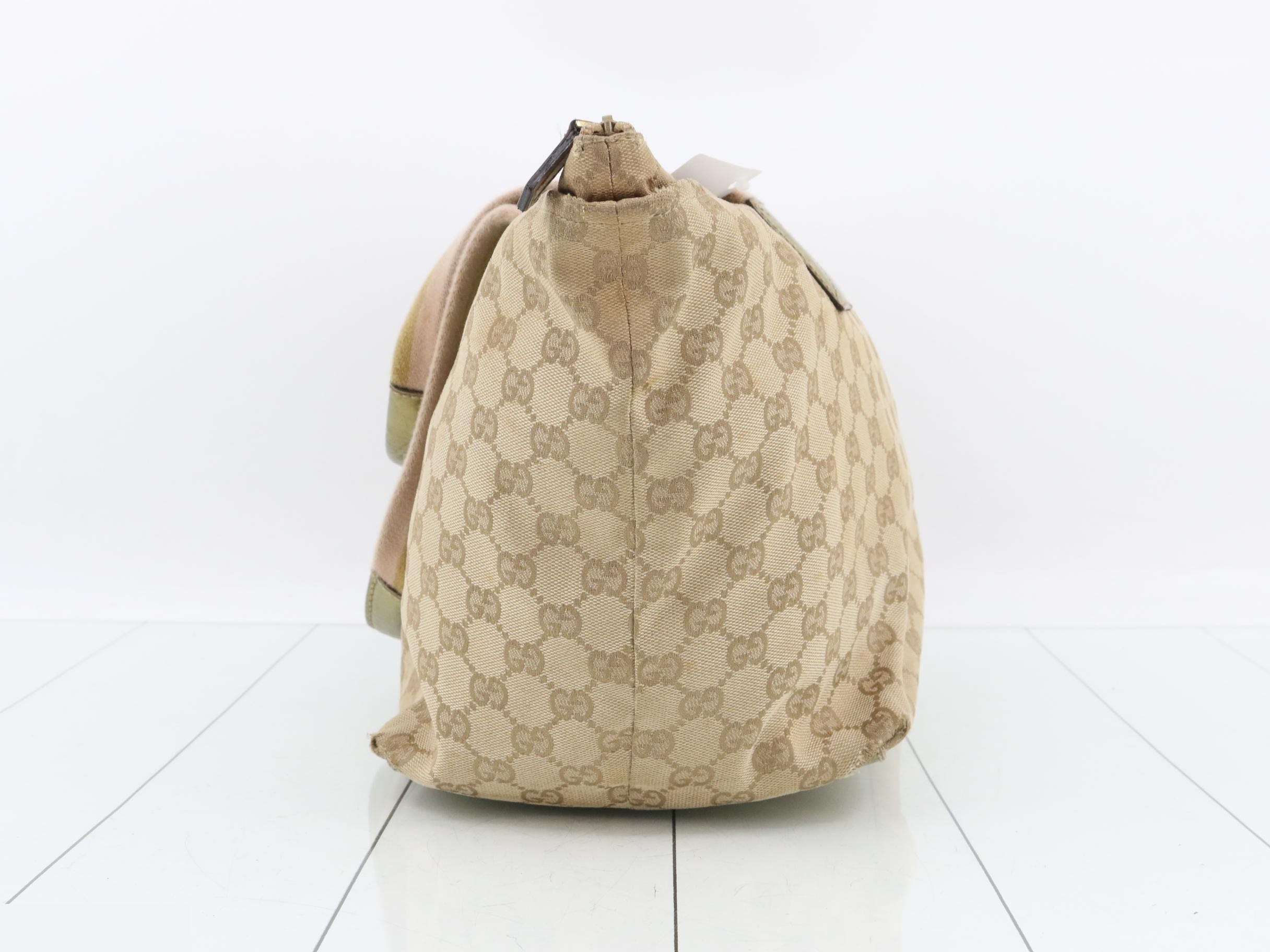 131230 GG pattern GG canvas tote bag handbag — view 3