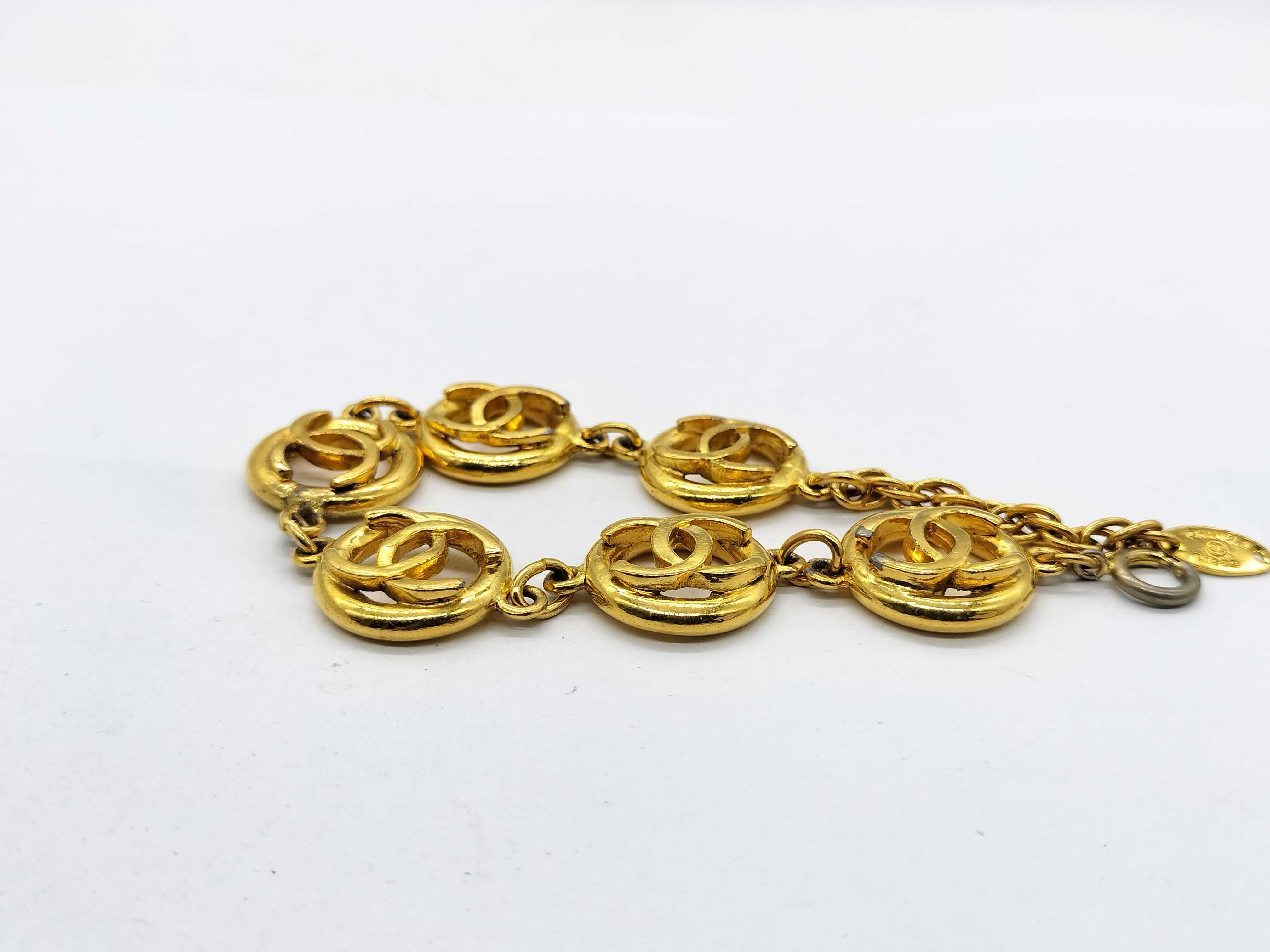Coco Mark Circle 1982 Bracelet Gold Bracelet Bangle — view 2