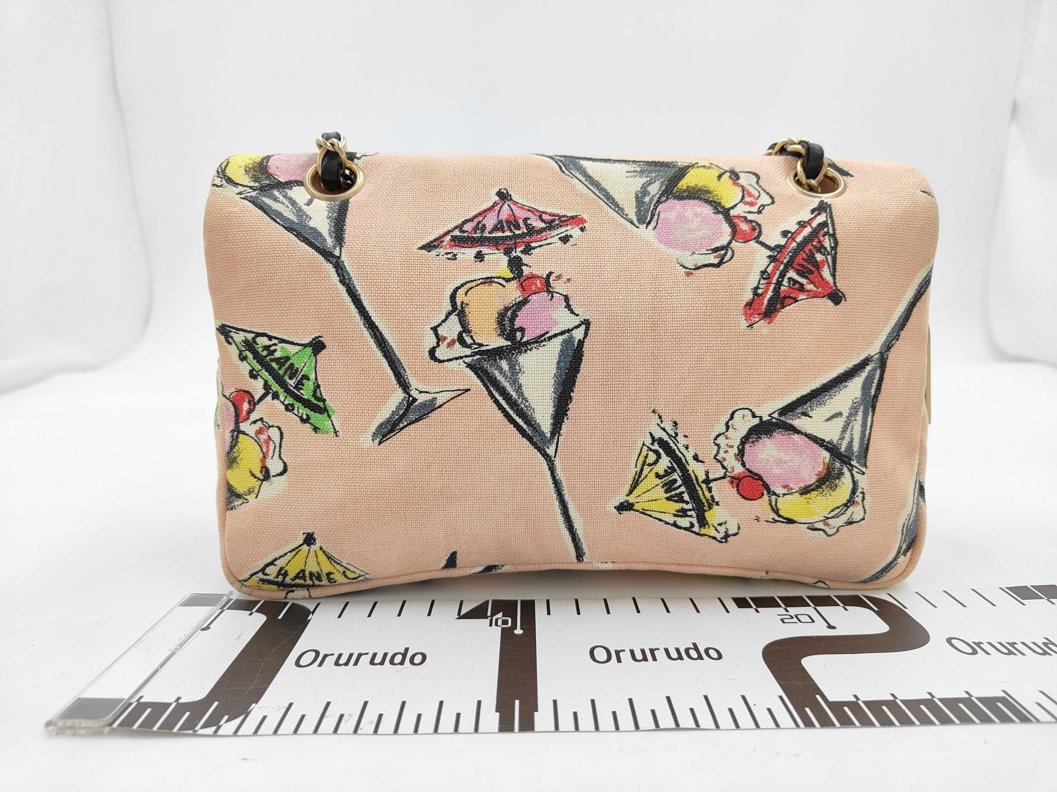 Chain Shoulder Bag, Ice Cream Sundae, Turnlock, Pink Shoulder Bag — view 2