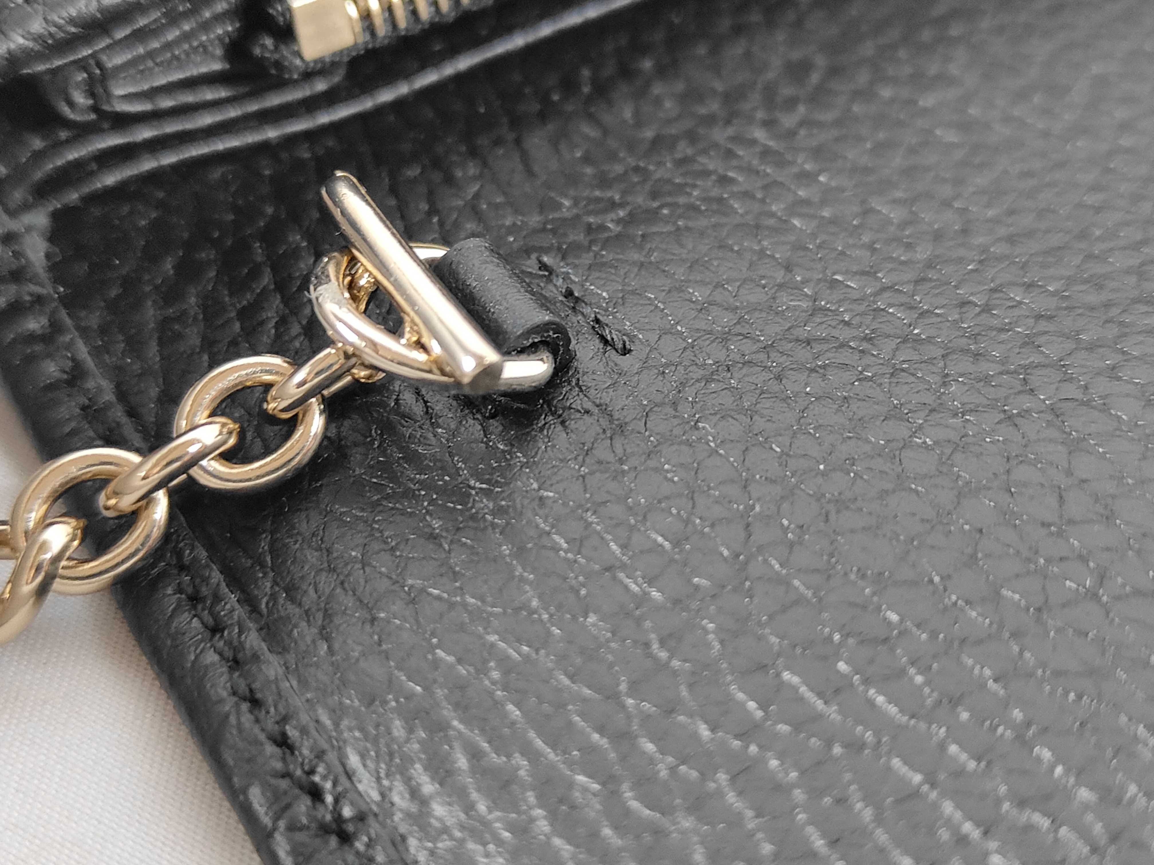 Jackie Gucci Jackie 1961 Leather Chain Wallet Black 652681 Shoulder Bag — view 5