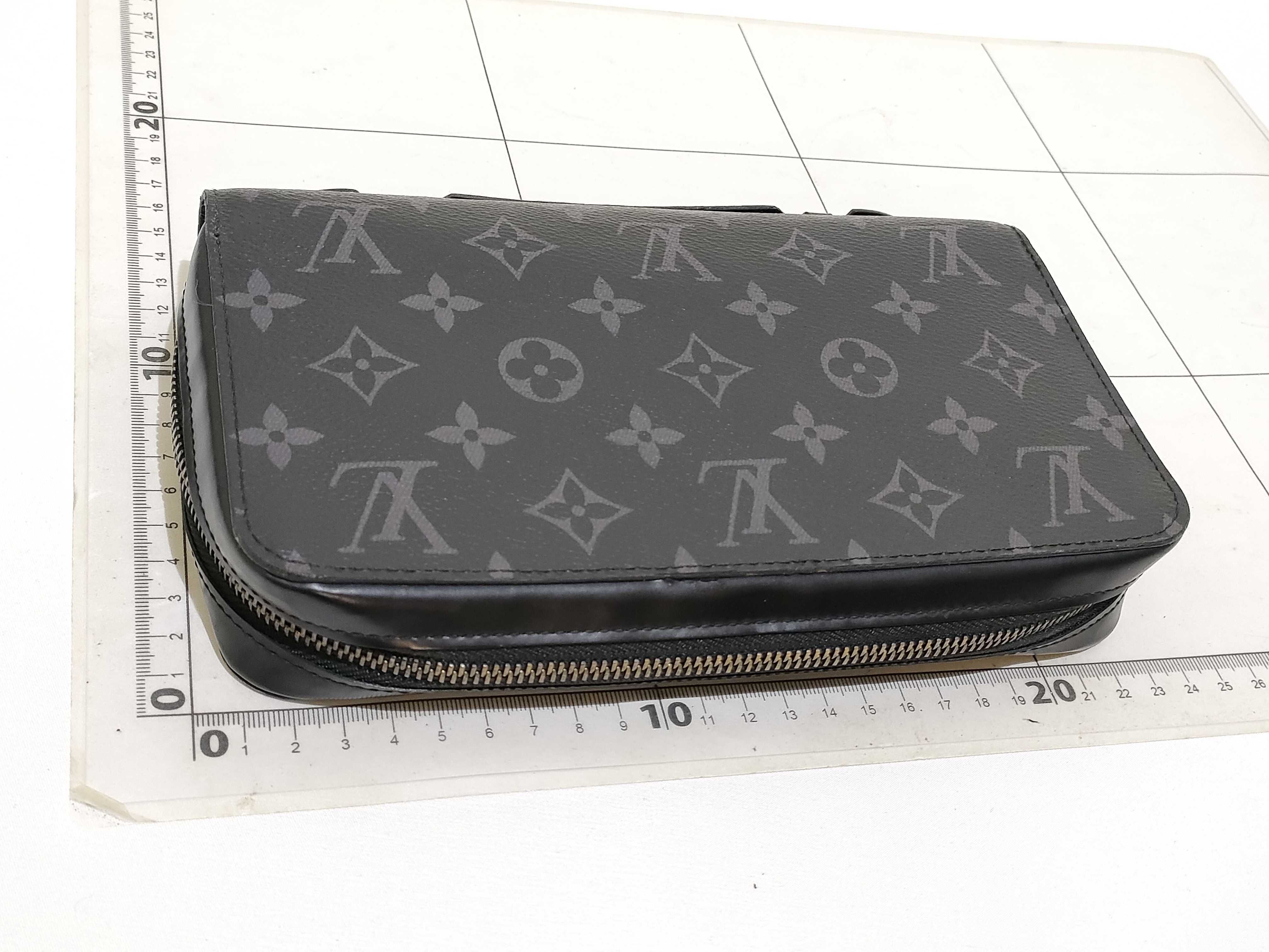 Monogram Louis Vuitton Monogram Eclipse Zippy XL Travel Case Long Wallet M61698 RFID detected Wallet — view 2