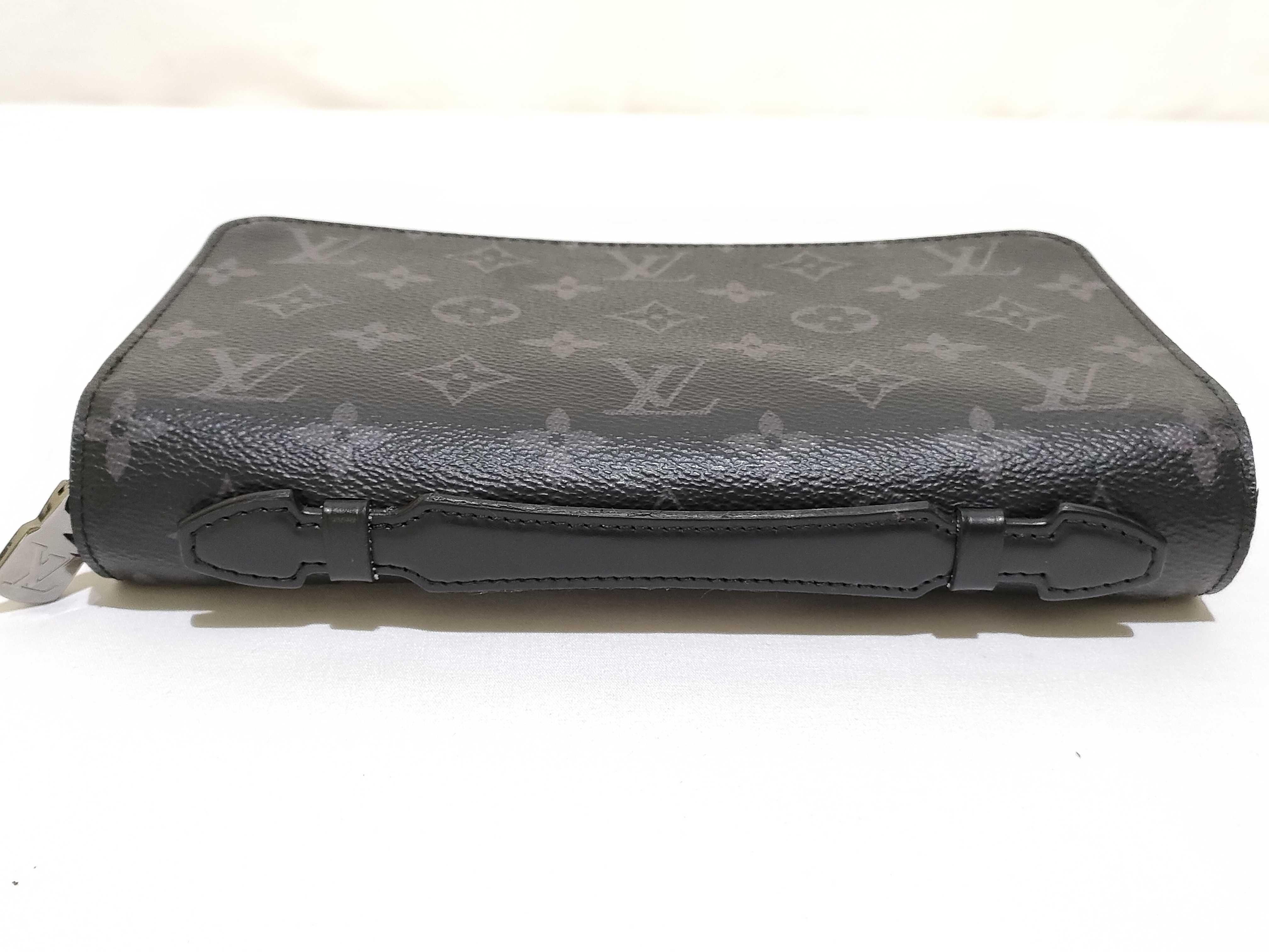 Monogram Louis Vuitton Monogram Eclipse Zippy XL Travel Case Long Wallet M61698 RFID detected Wallet — view 3