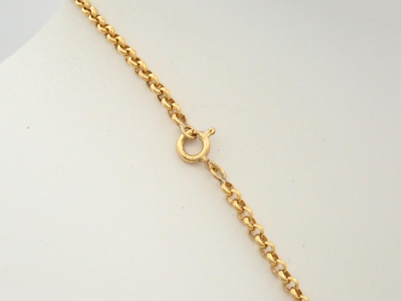Triomphe - Other Line - Precious Metal Necklace/Pendant - Chain approx. 42cm — view 2