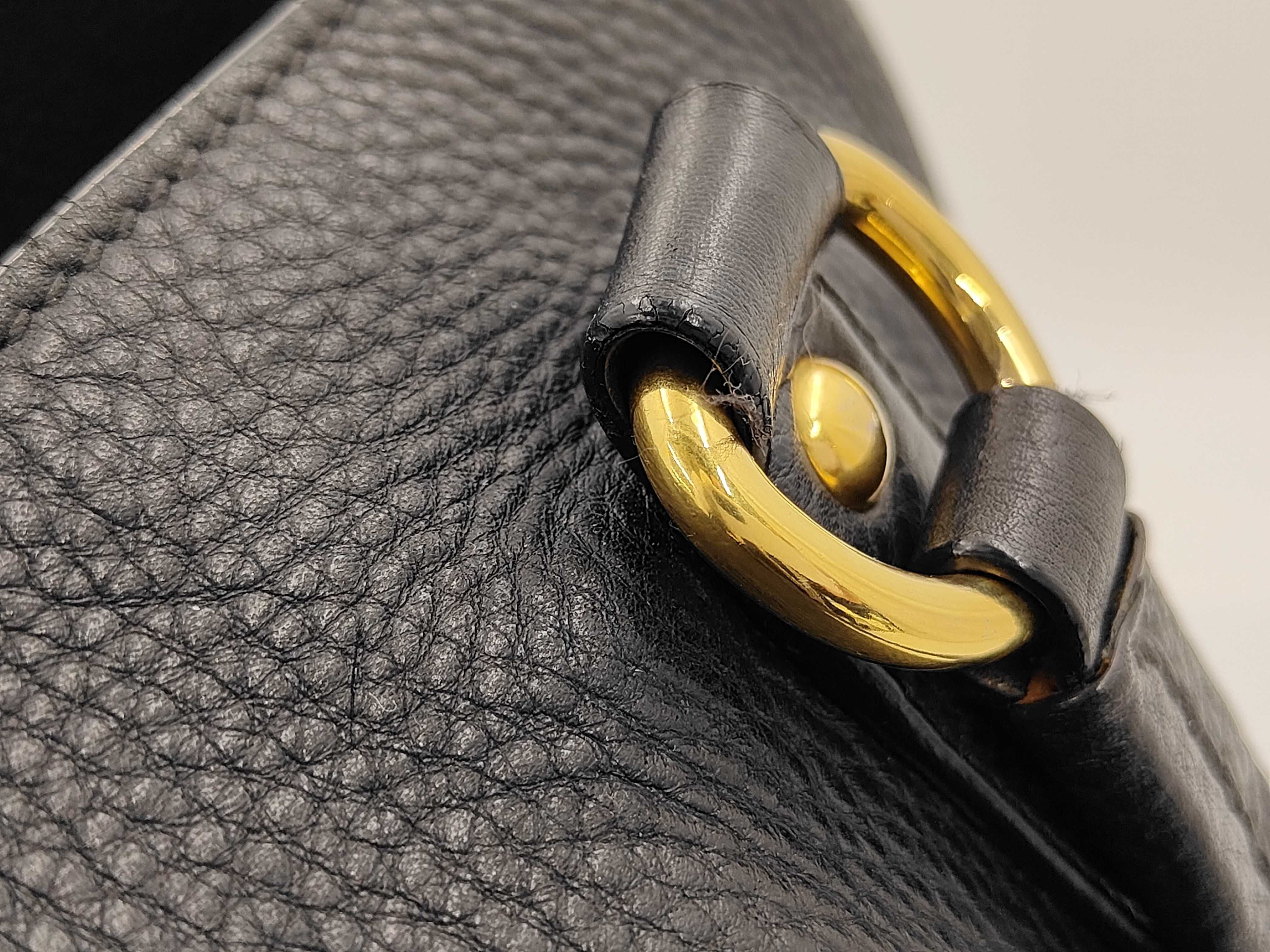 Vitello Black Tote Bag — view 4