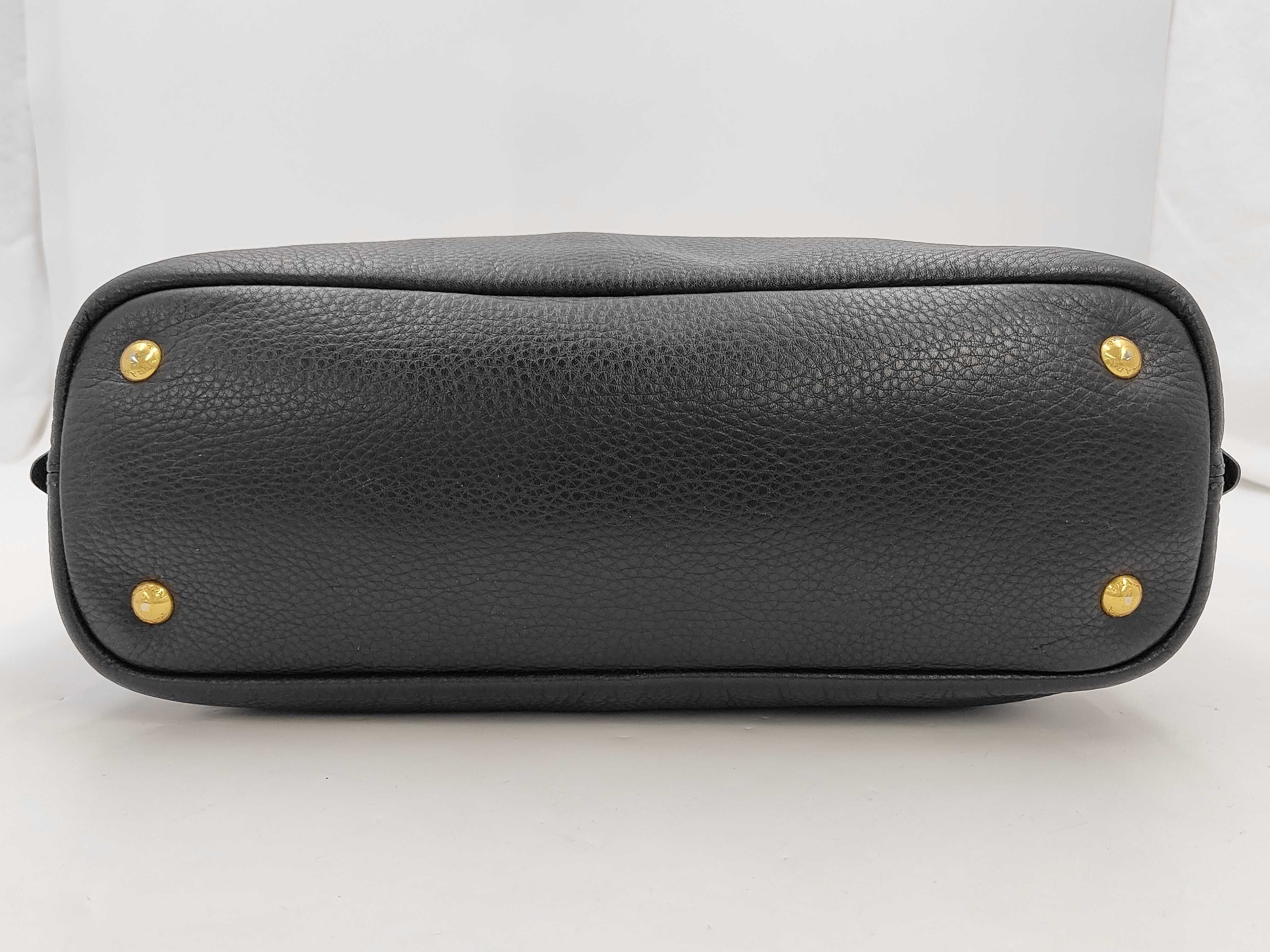 Vitello Black Tote Bag — view 5