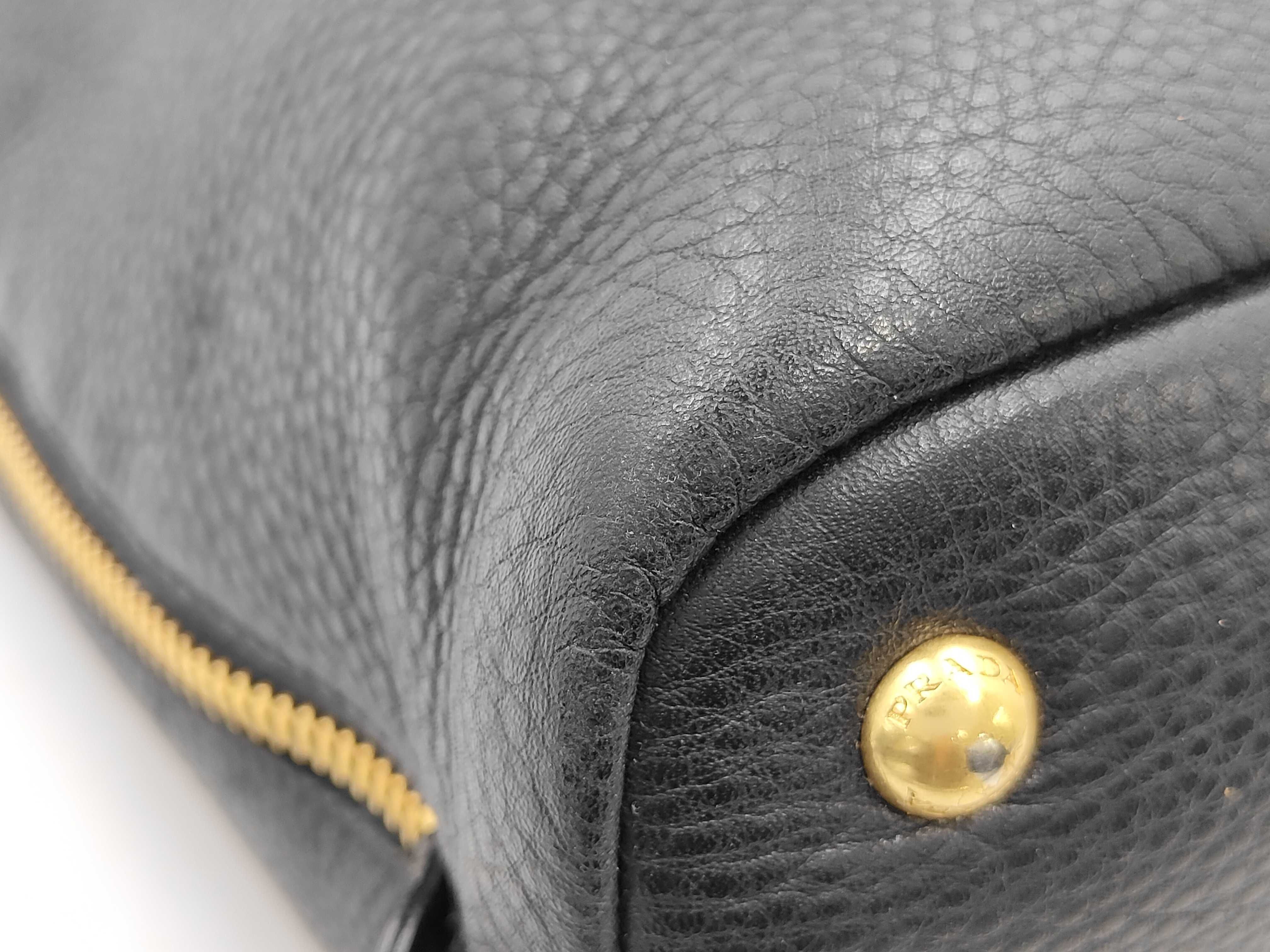 Vitello Black Tote Bag — view 6