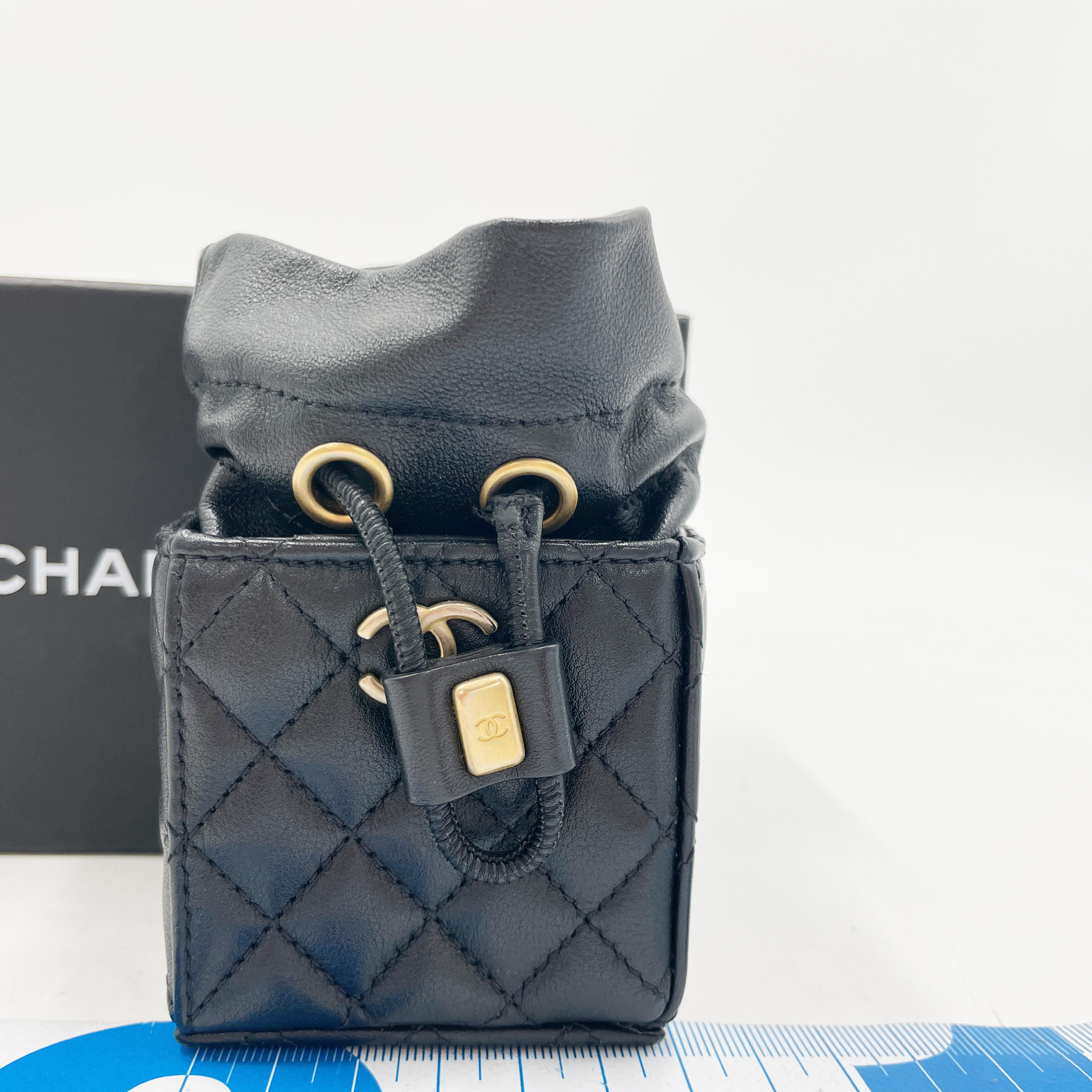 Lambskin Black Shoulder Bag (Serial Number 31-series) with Box, Dust Bag, and Authenticity Card — view 2