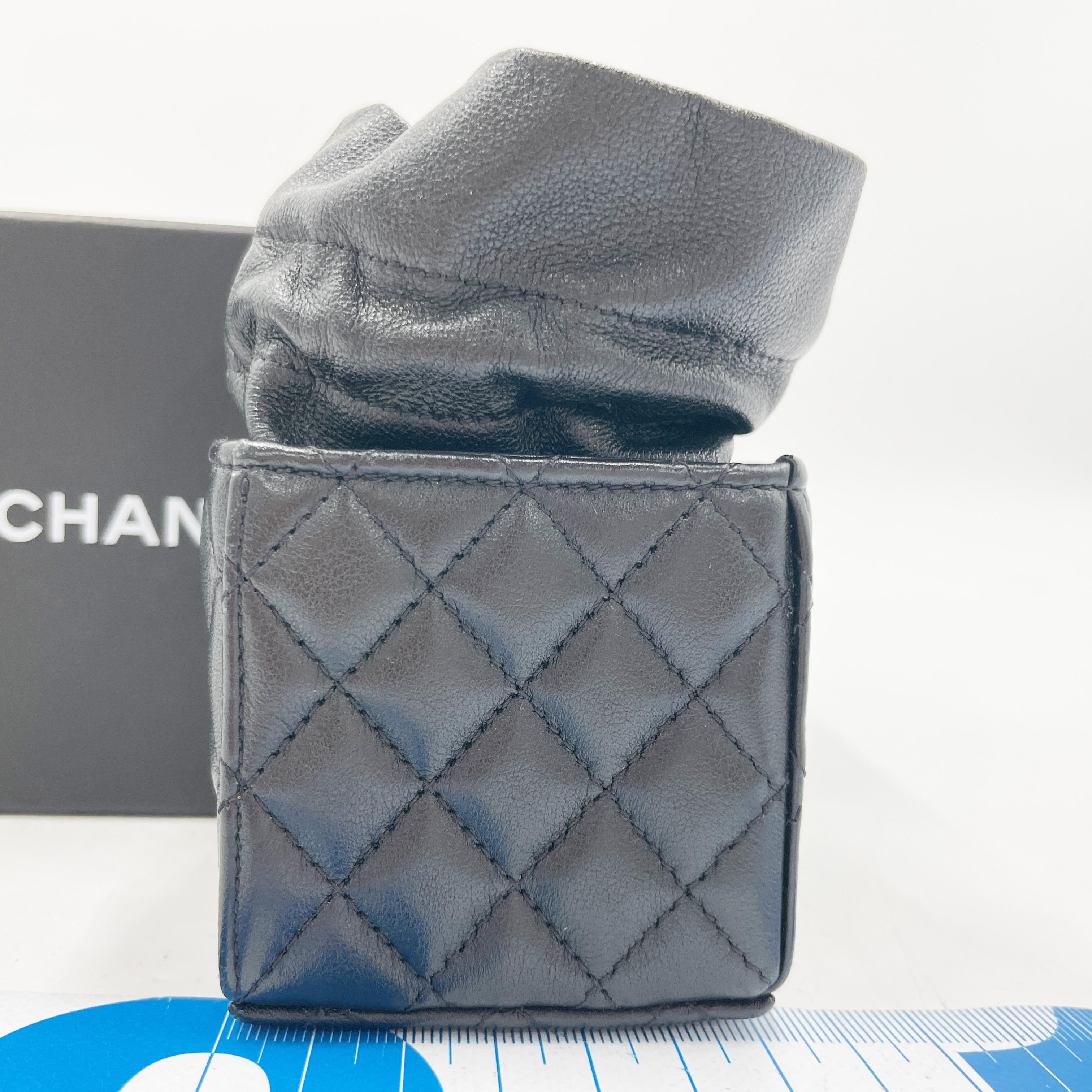 Lambskin Black Shoulder Bag (Serial Number 31-series) with Box, Dust Bag, and Authenticity Card — view 3
