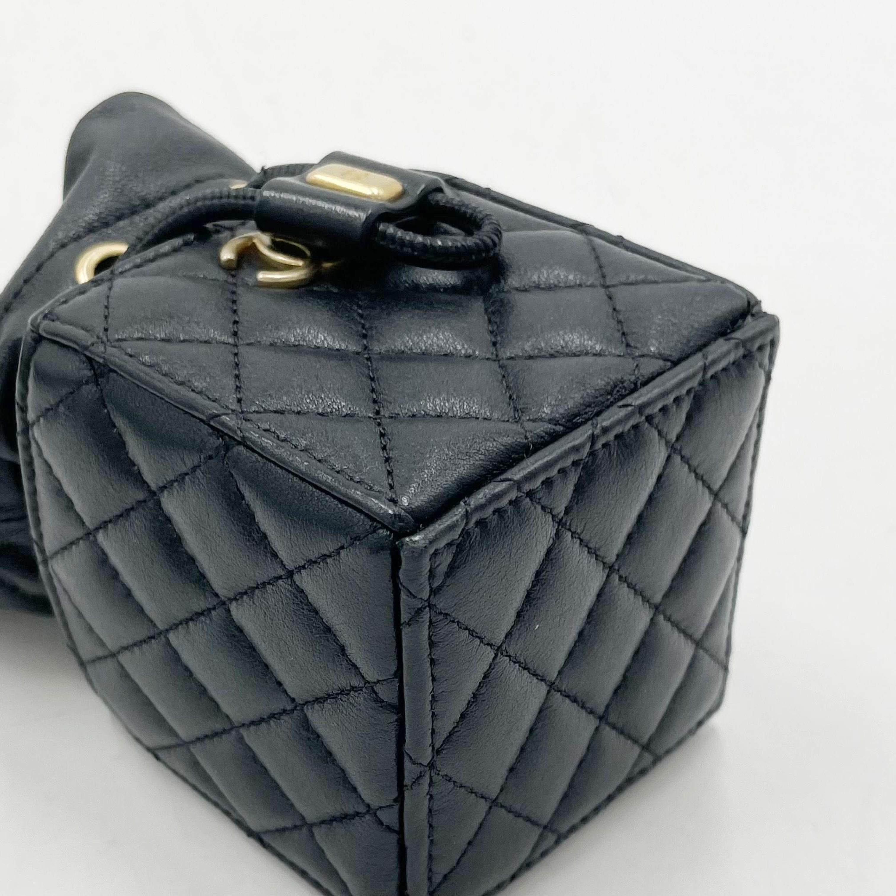 Lambskin Black Shoulder Bag (Serial Number 31-series) with Box, Dust Bag, and Authenticity Card — view 4