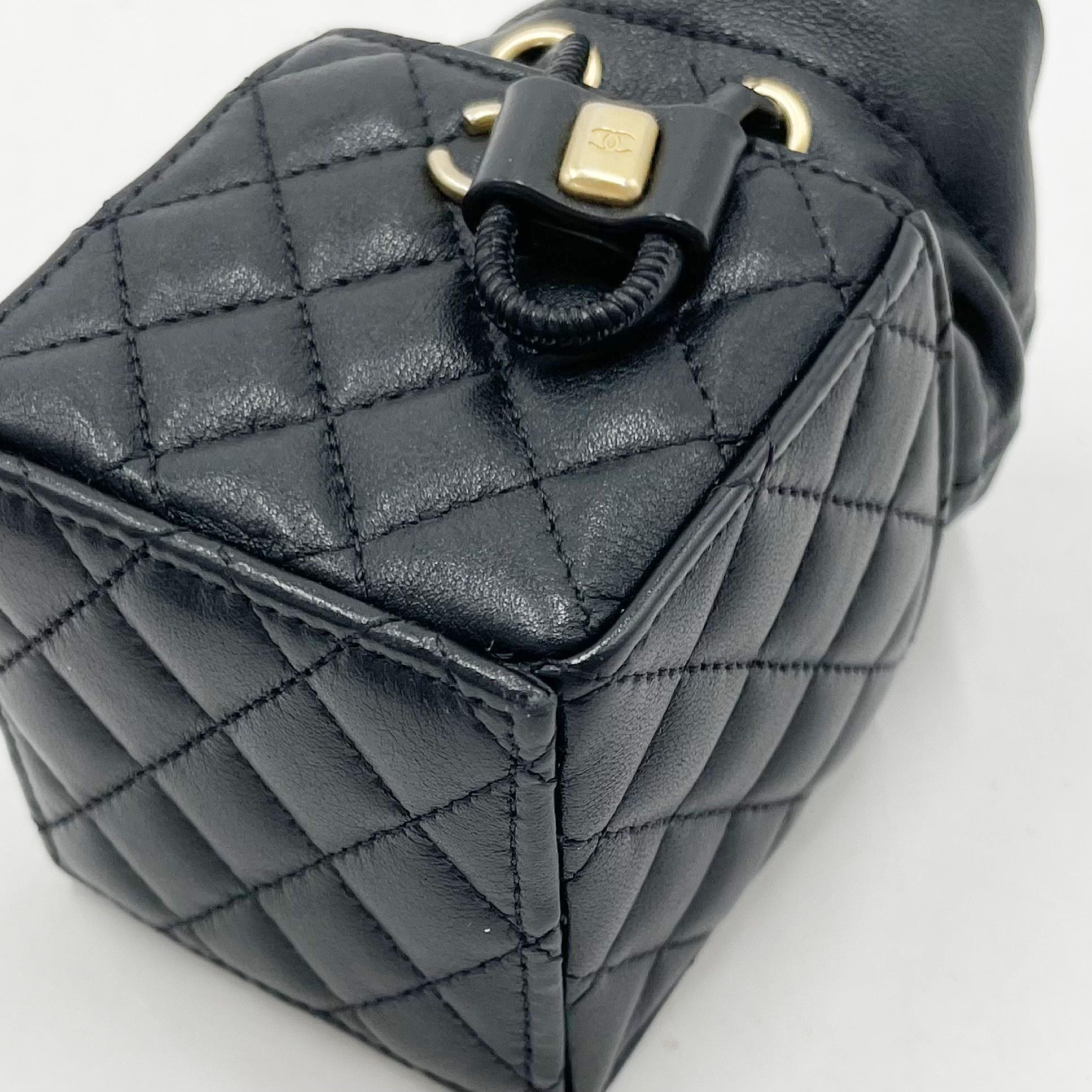 Lambskin Black Shoulder Bag (Serial Number 31-series) with Box, Dust Bag, and Authenticity Card — view 5