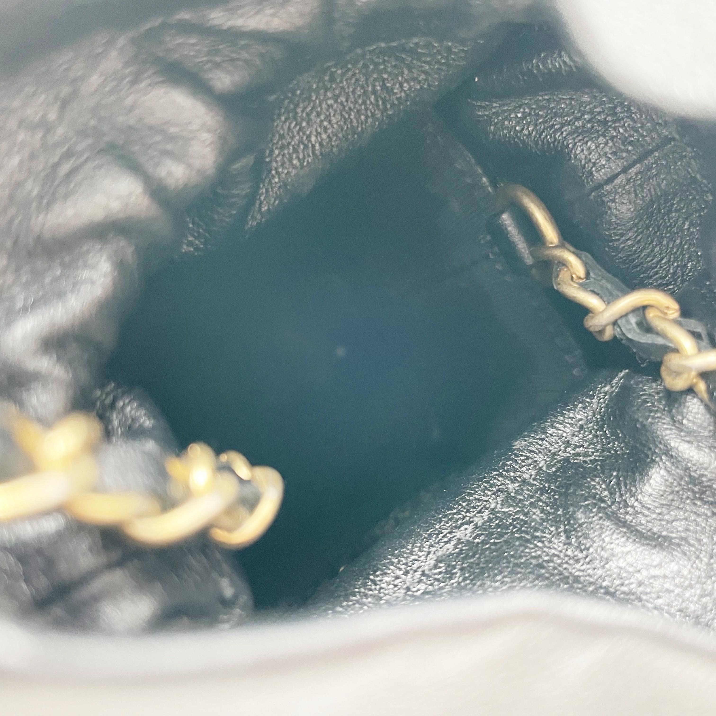 Lambskin Black Shoulder Bag (Serial Number 31-series) with Box, Dust Bag, and Authenticity Card — view 7