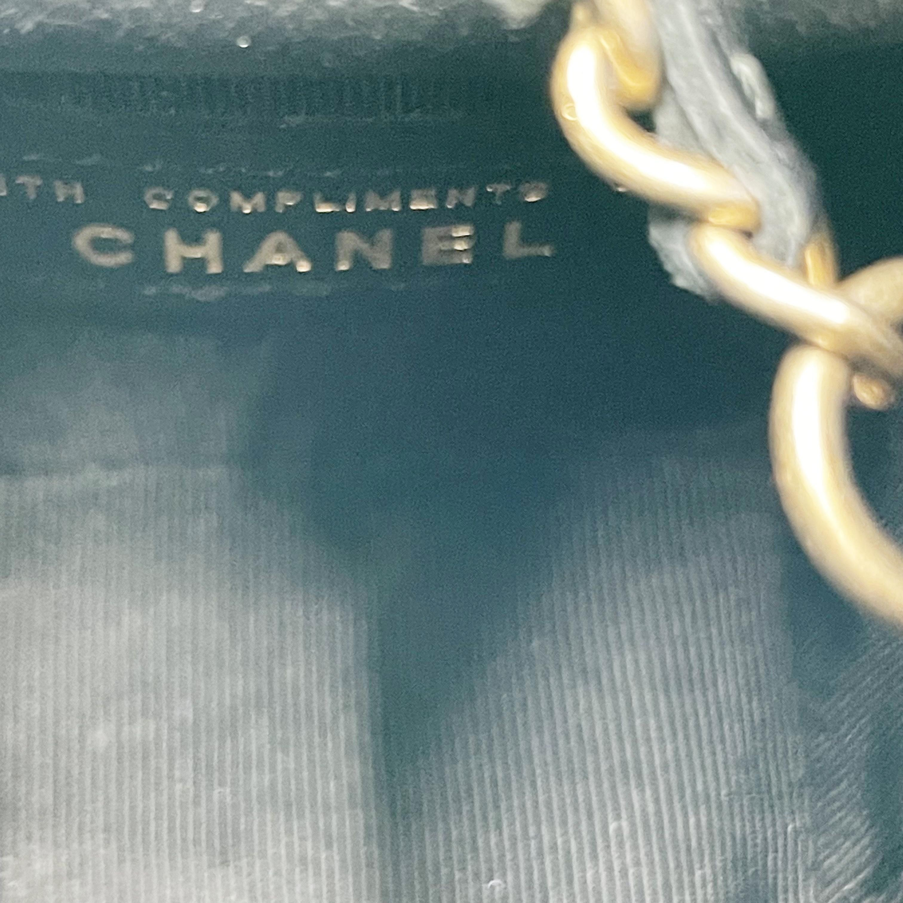 Lambskin Black Shoulder Bag (Serial Number 31-series) with Box, Dust Bag, and Authenticity Card — view 8