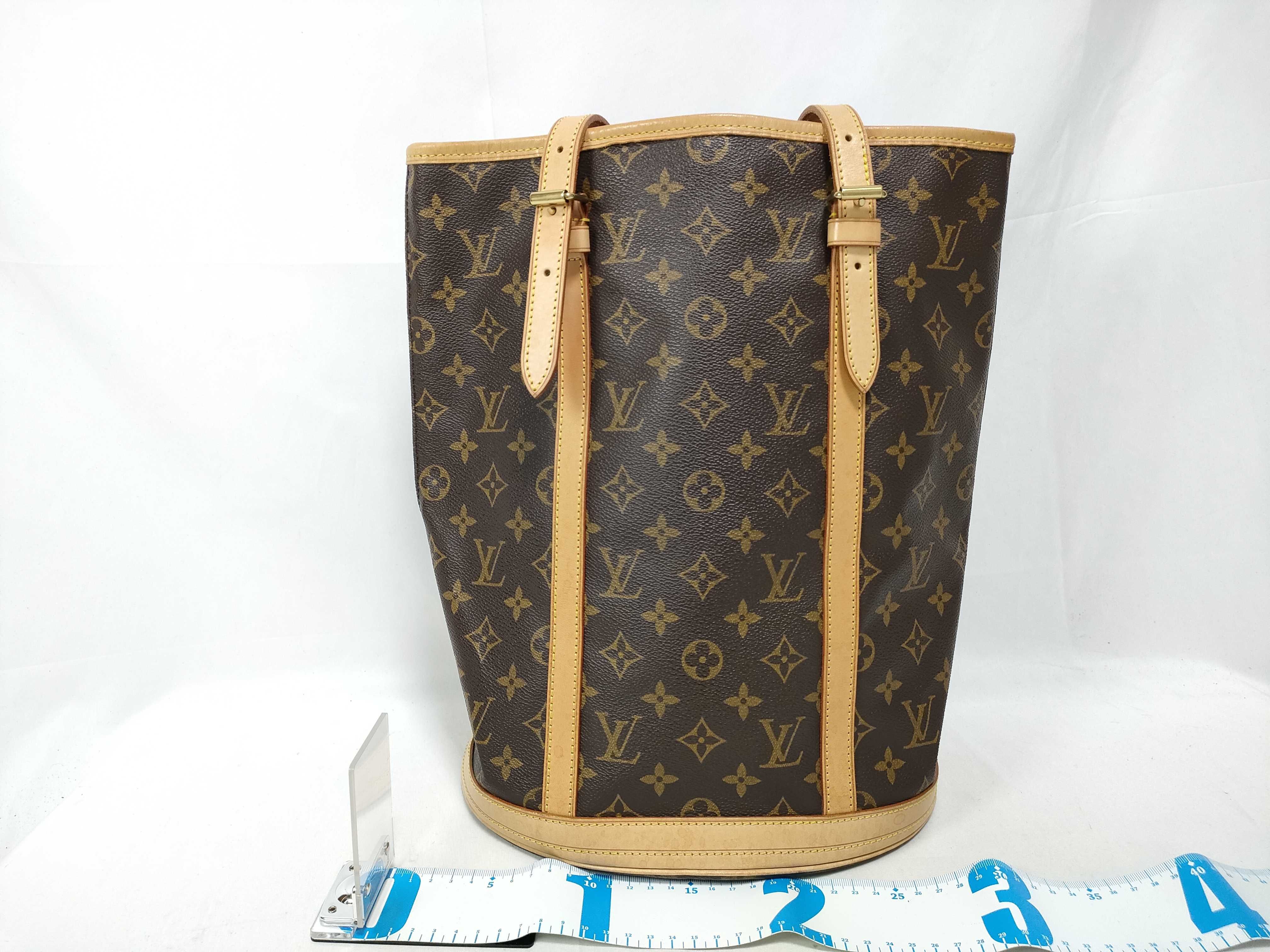 Monogram Louis Vuitton Tote Bag Bucket GM Shoulder Bag — view 2