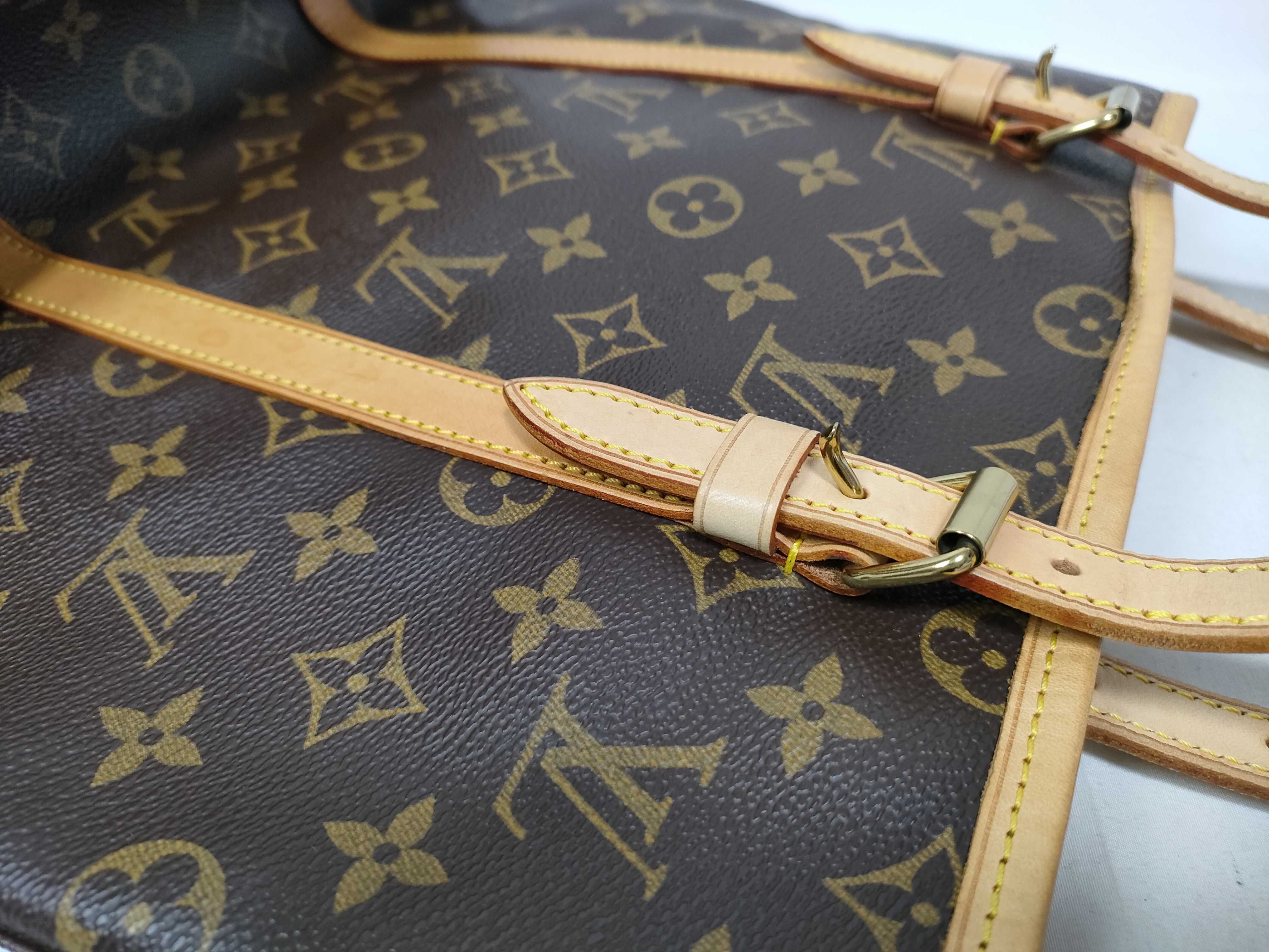 Monogram Louis Vuitton Tote Bag Bucket GM Shoulder Bag — view 9