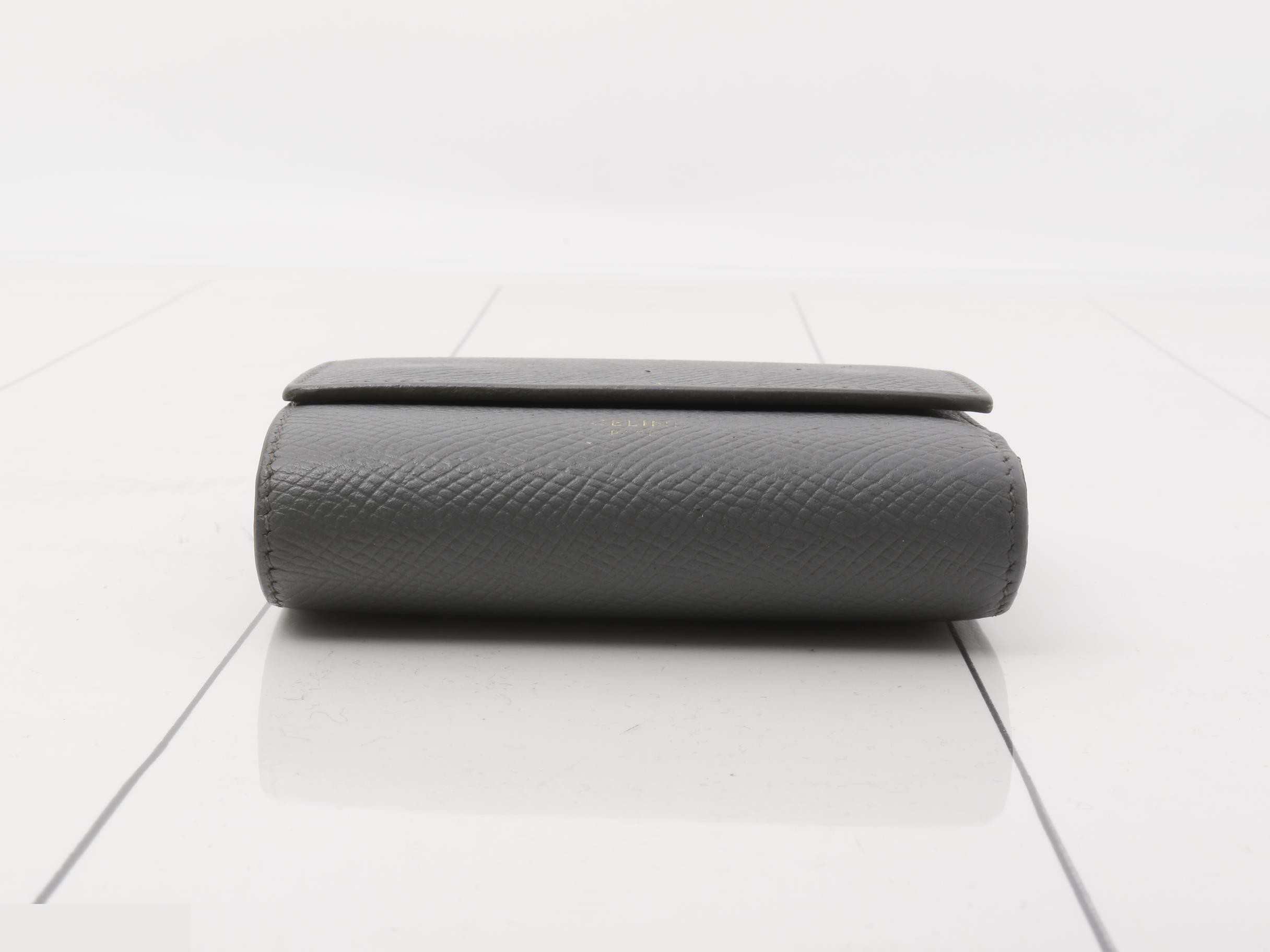 Tri-fold wallet, gray — view 3