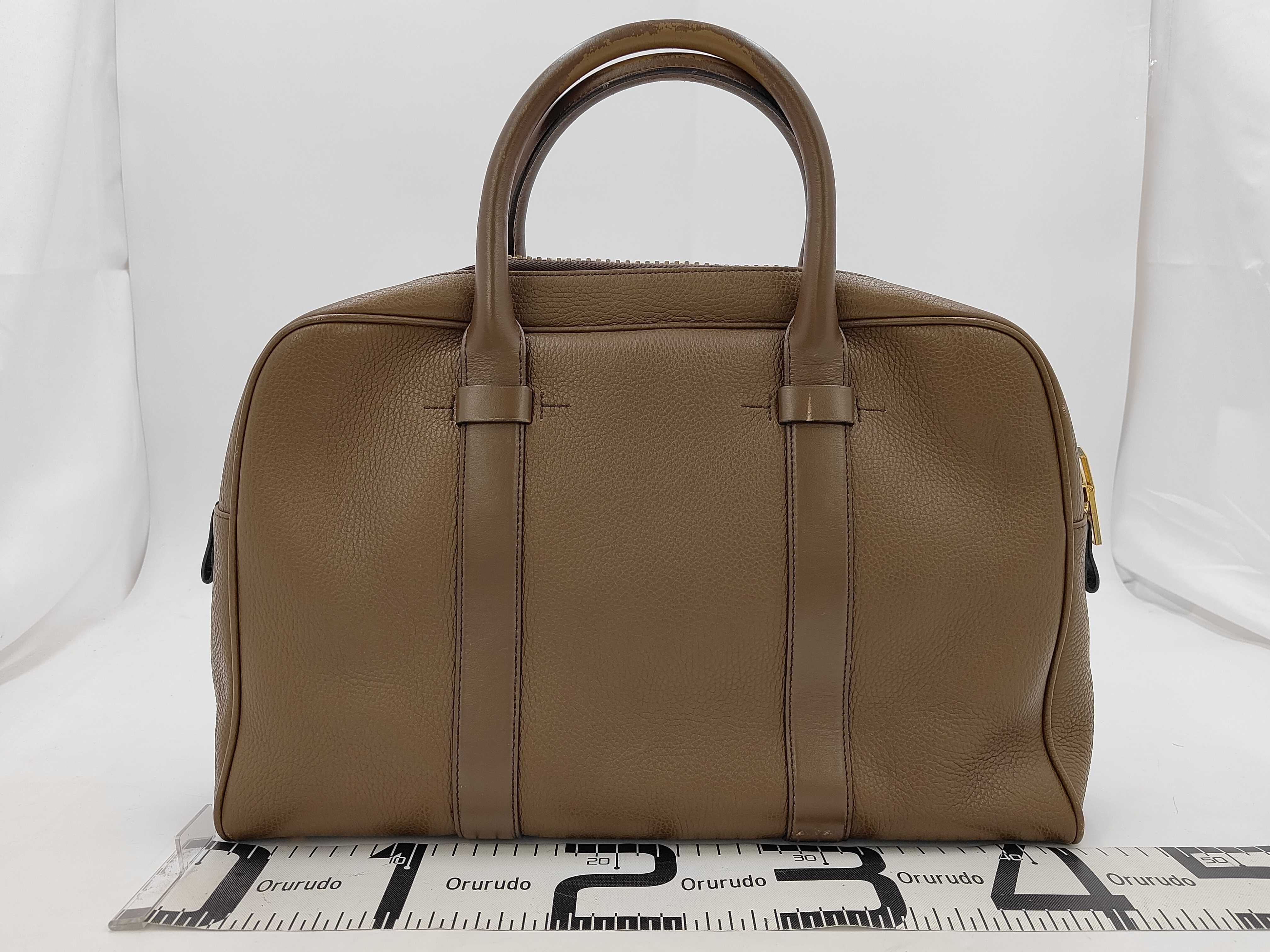 leather brown business bag — view 2