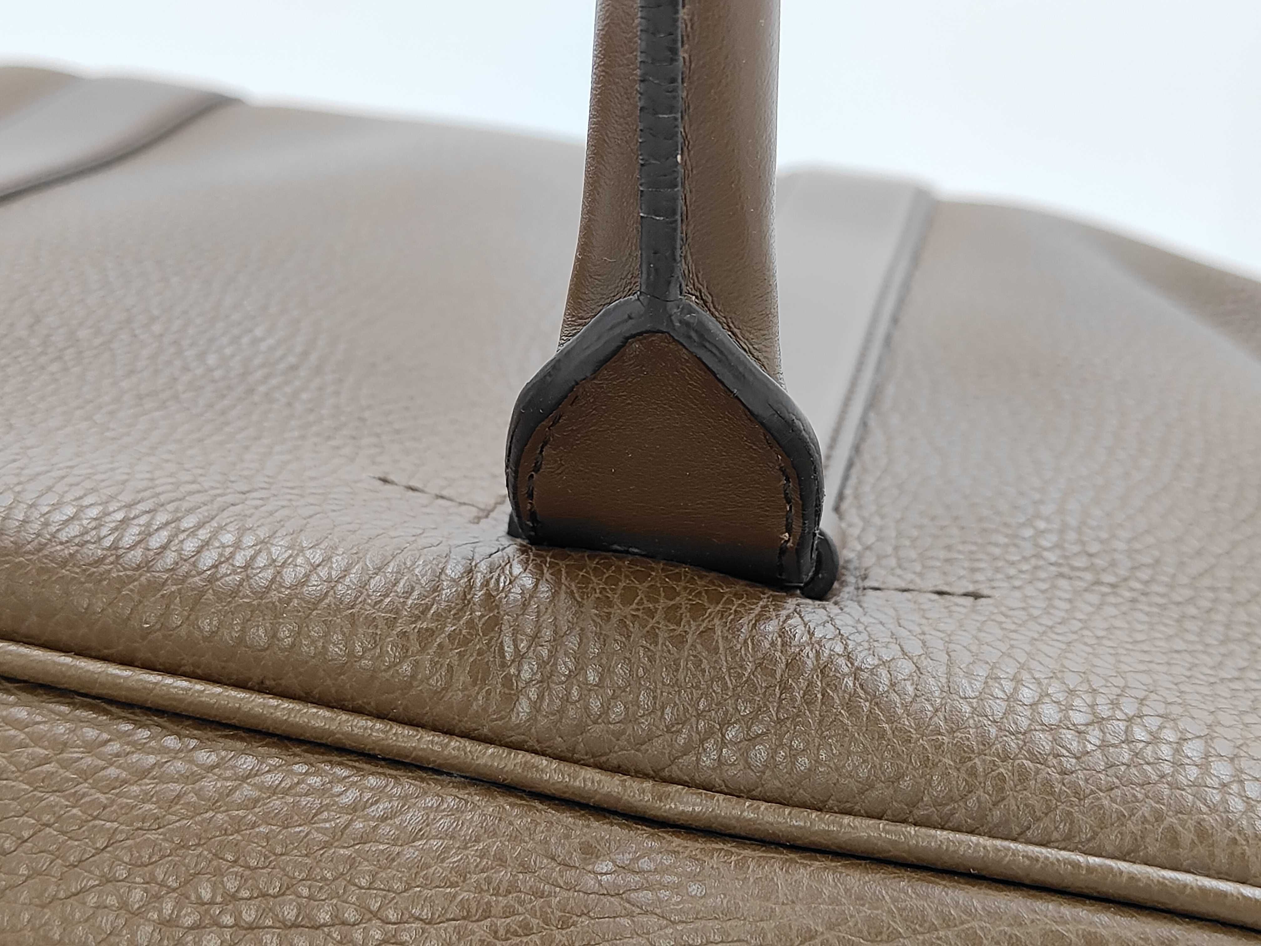 leather brown business bag — view 5