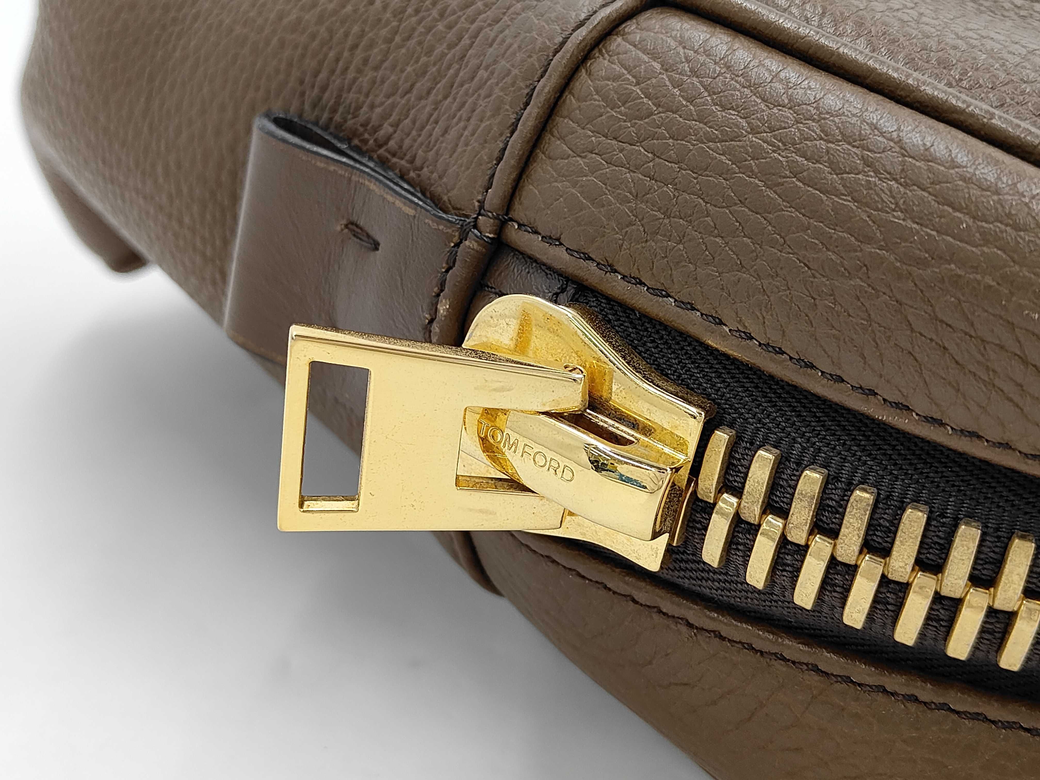 leather brown business bag — view 8