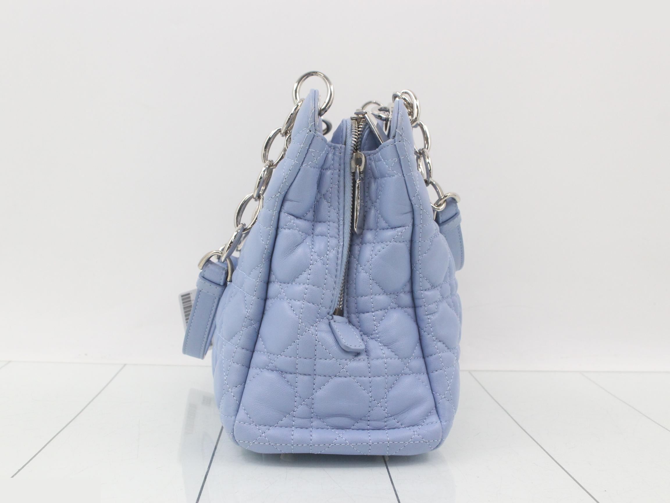 Cannage Lambskin Chain Semi-Shoulder Bag — view 3