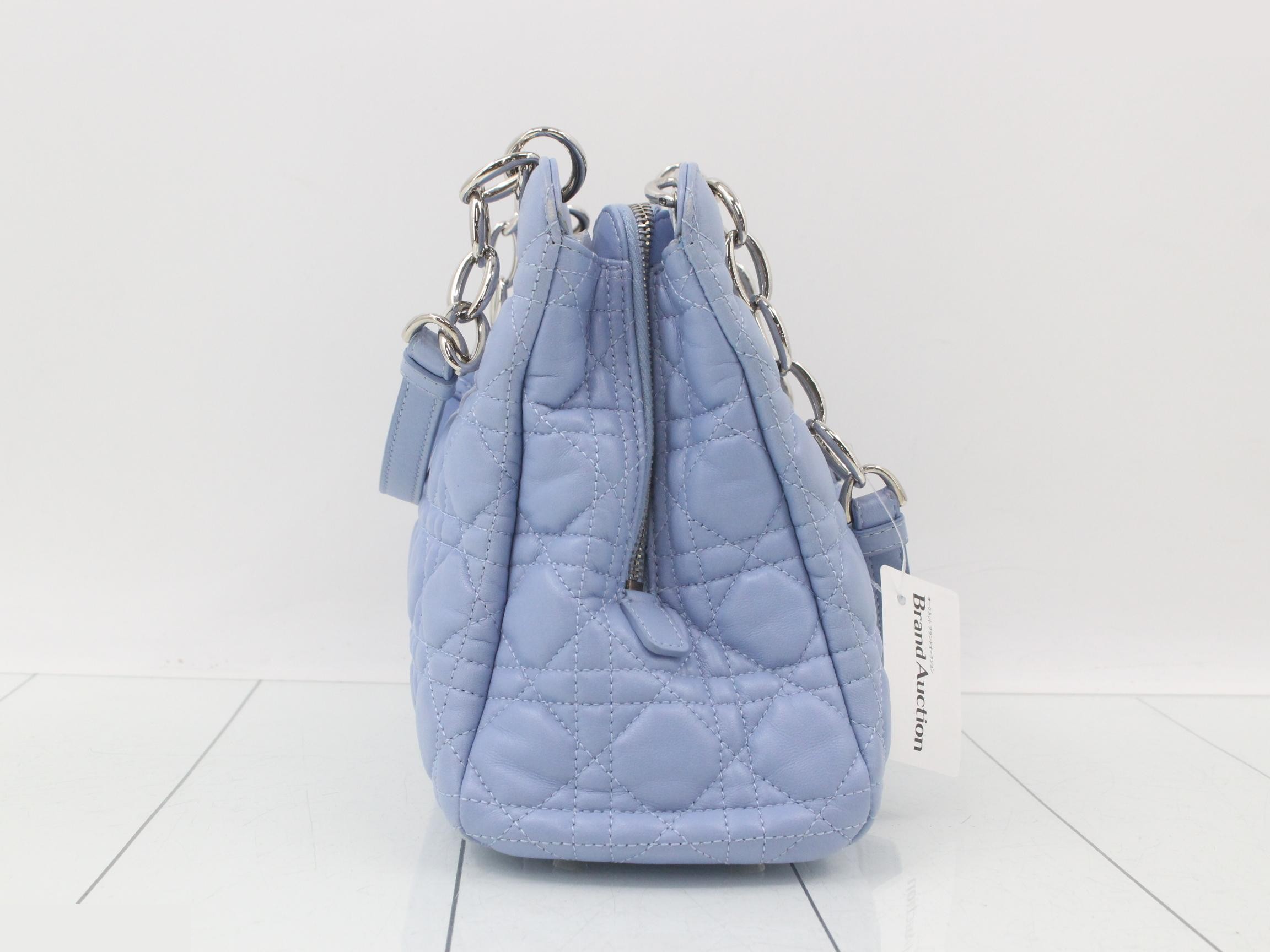 Cannage Lambskin Chain Semi-Shoulder Bag — view 4