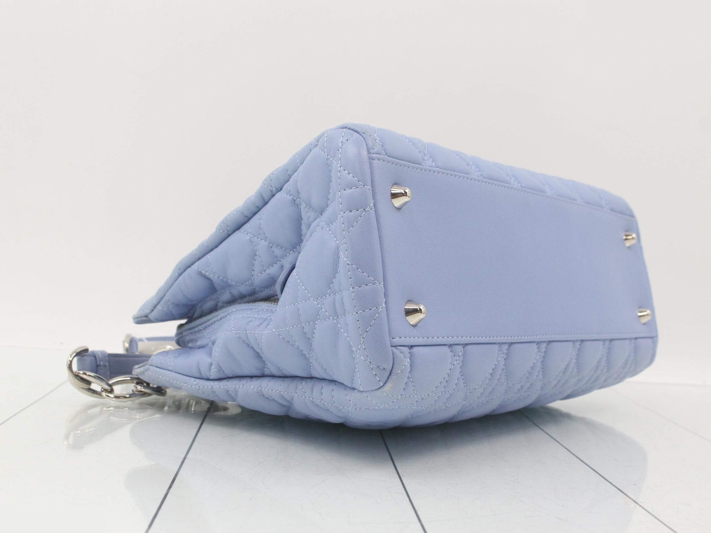 Cannage Lambskin Chain Semi-Shoulder Bag — view 5