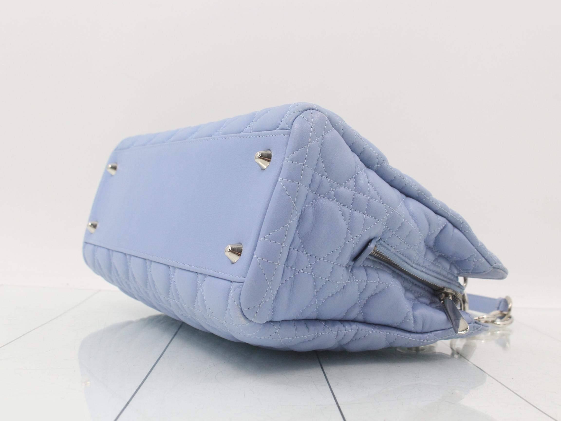 Cannage Lambskin Chain Semi-Shoulder Bag — view 6