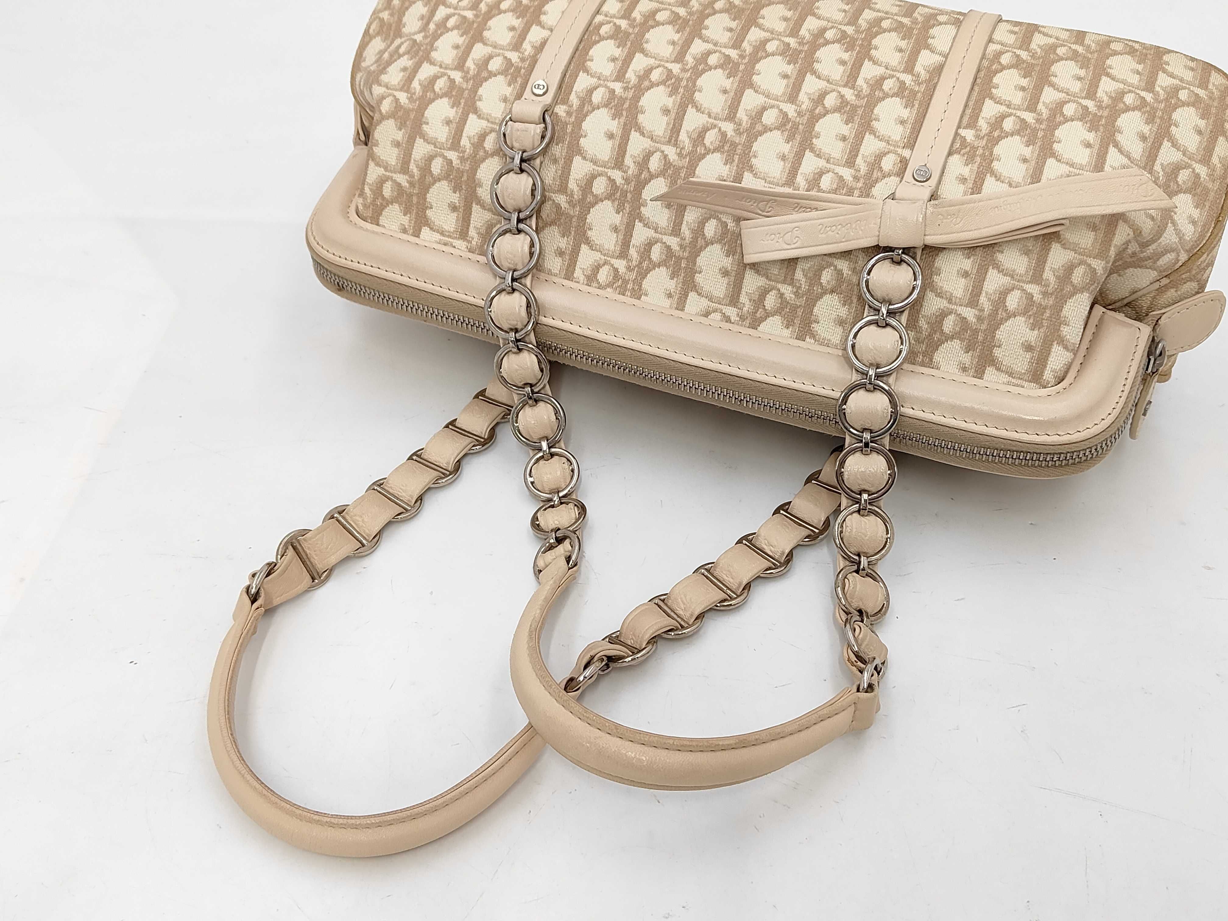 Trotter Christian Dior Romantic Trotter Boston Bag Shoulder Bag — view 3