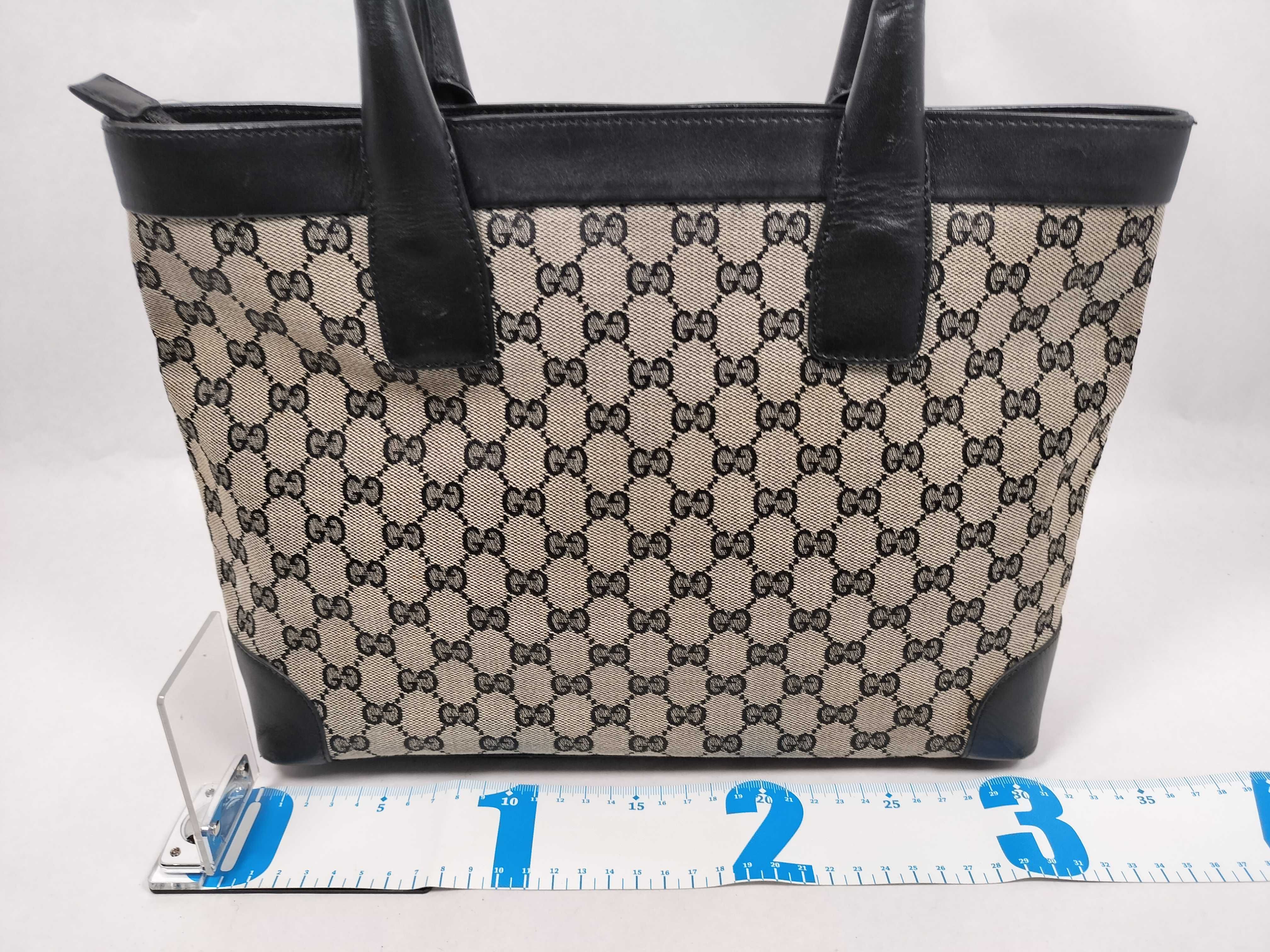GG Canvas Tote Bag, GG Canvas Navy — view 2