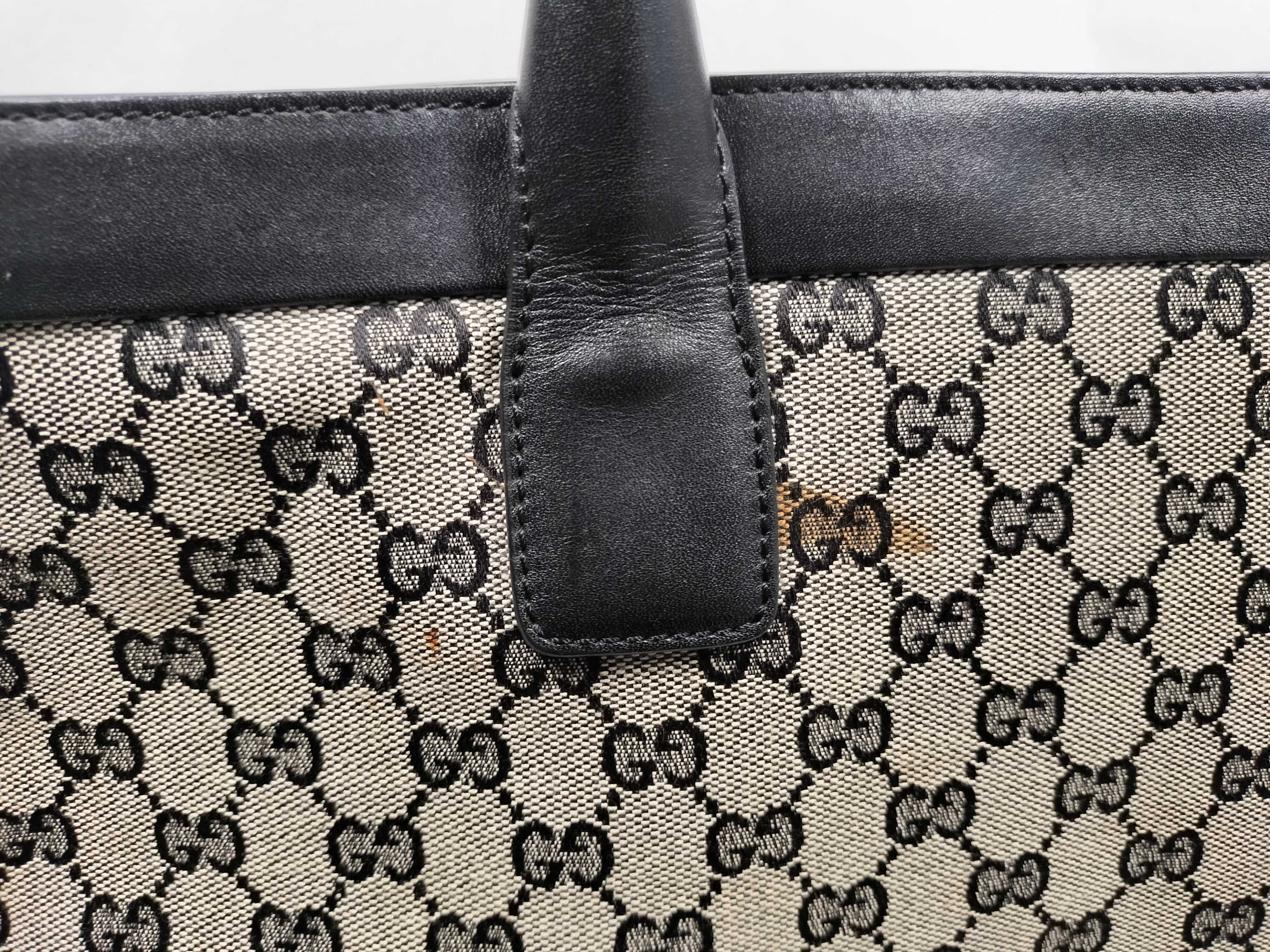 GG Canvas Tote Bag, GG Canvas Navy — view 14