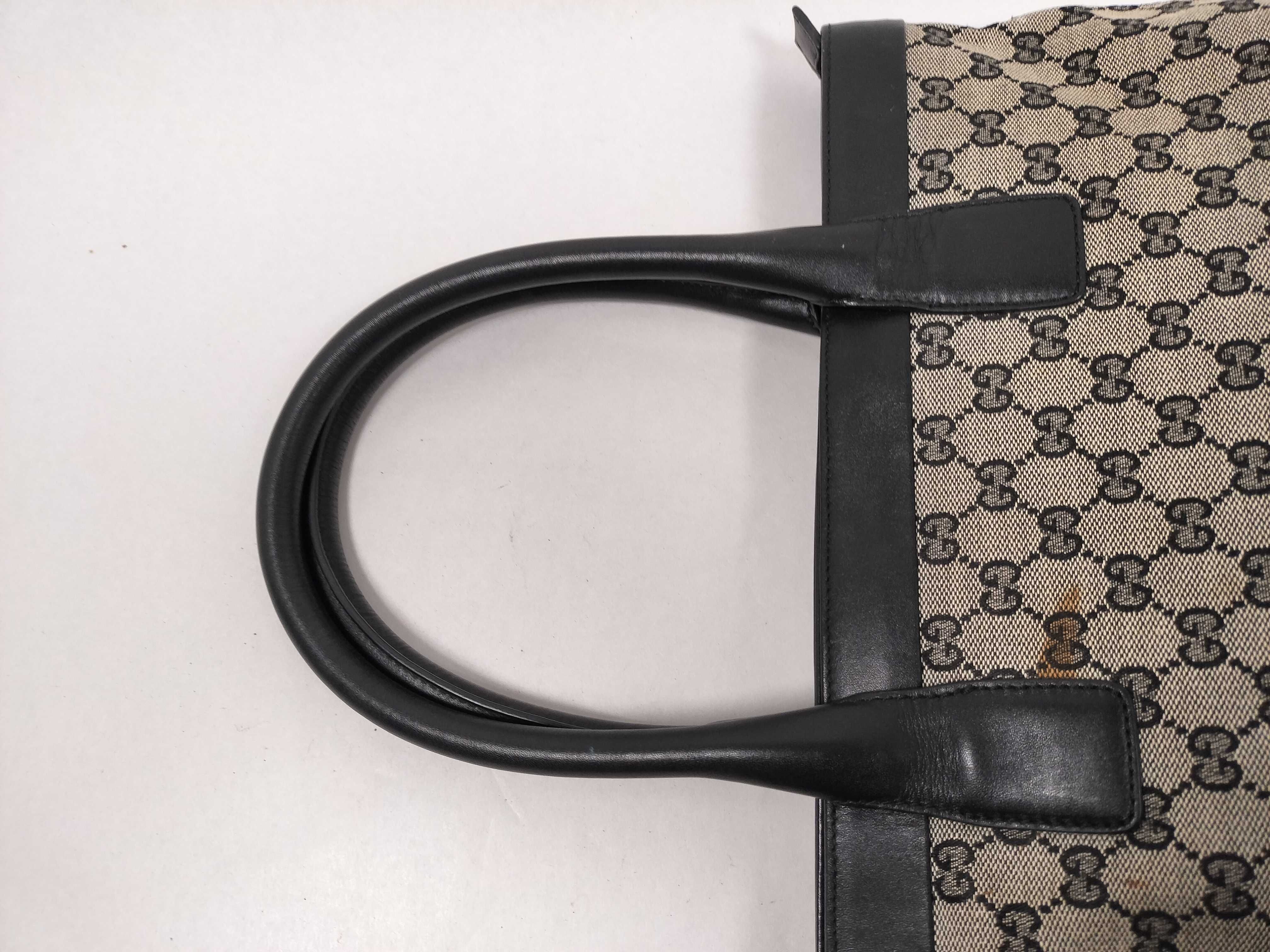 GG Canvas Tote Bag, GG Canvas Navy — view 3