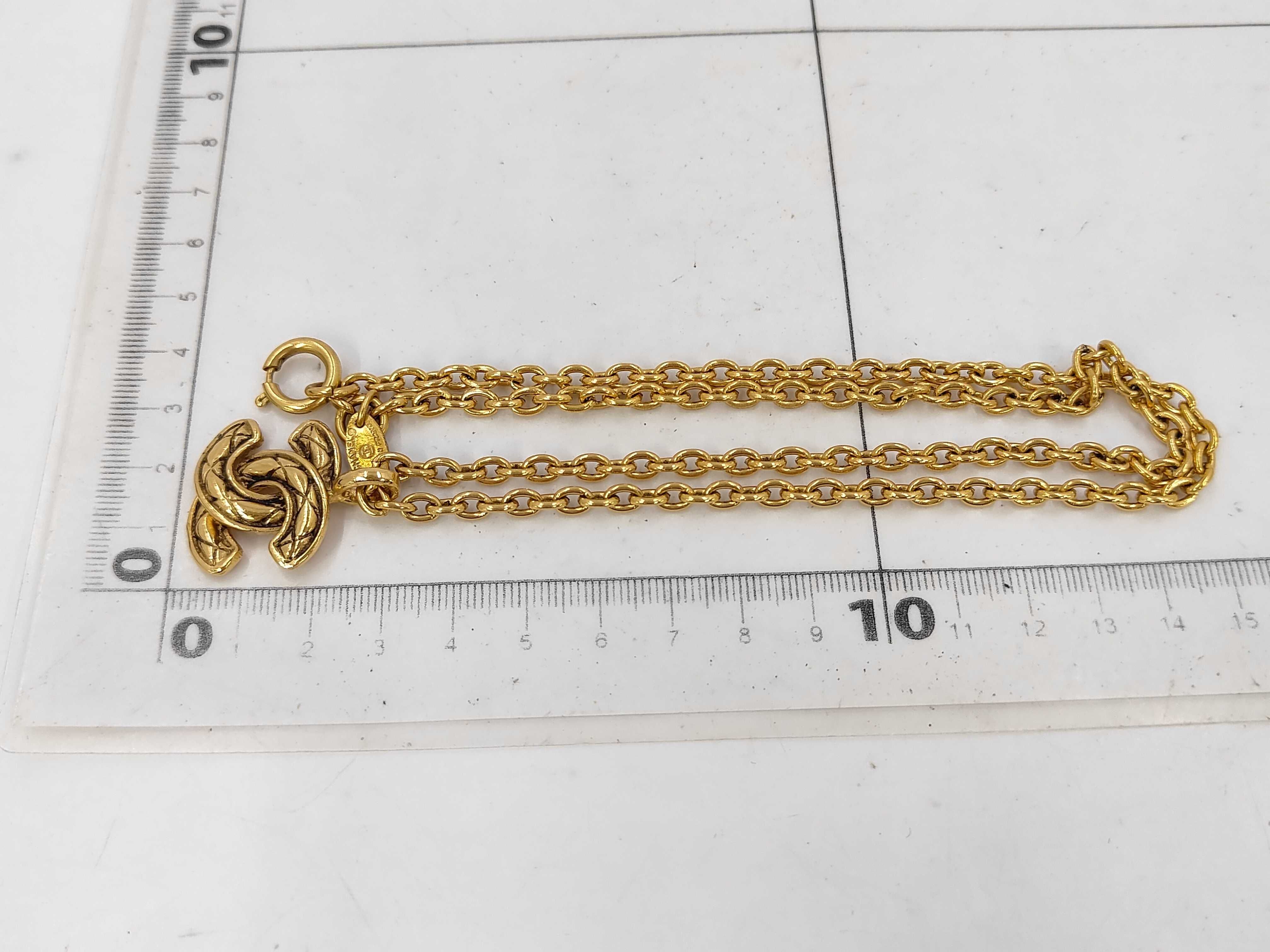 Coco Mark Necklace, Gold Necklace — view 6