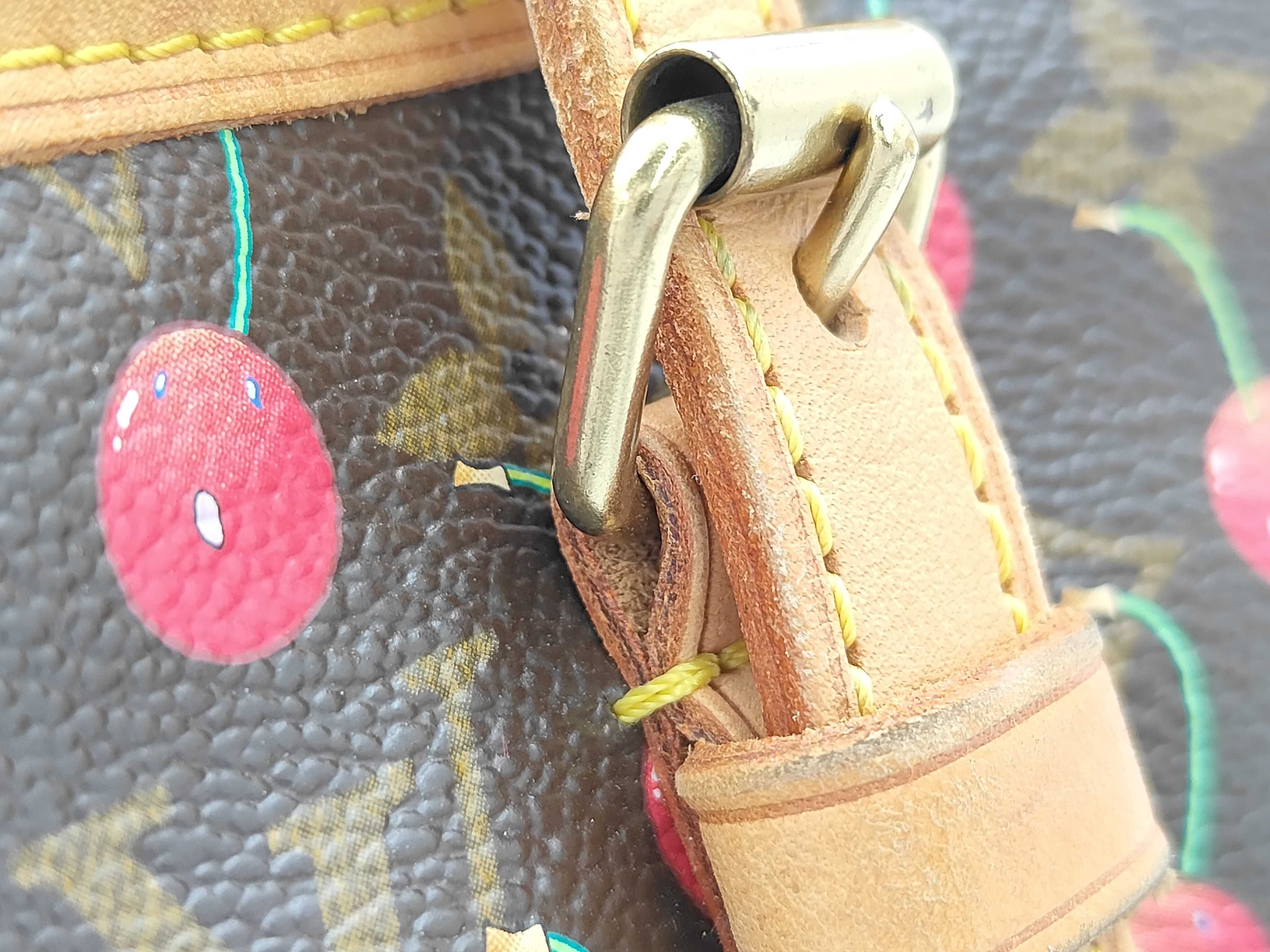 Monogram Cherry Bucket PM Handbag — view 3
