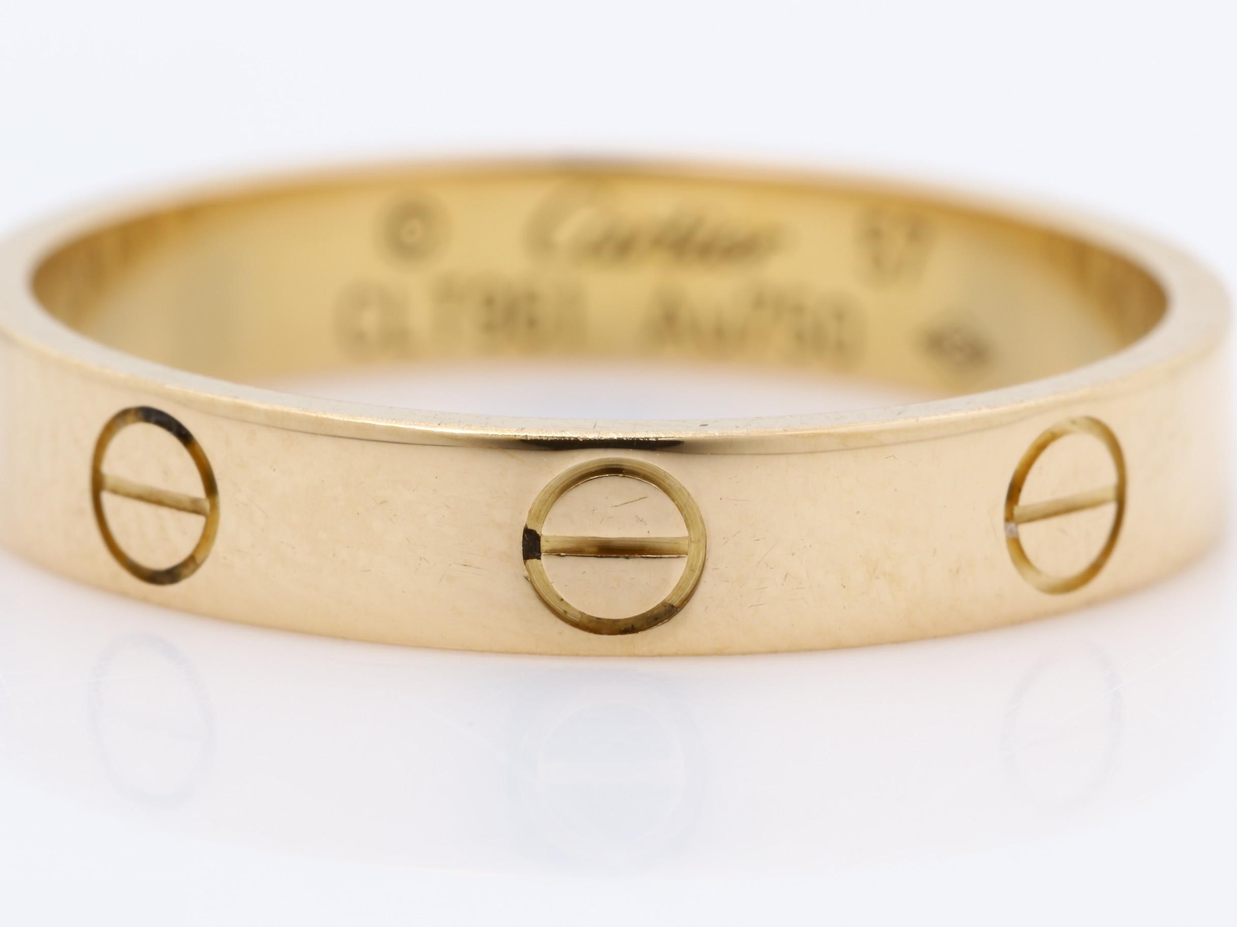 Mini Love Ring #57 750PG 3.6g — view 2