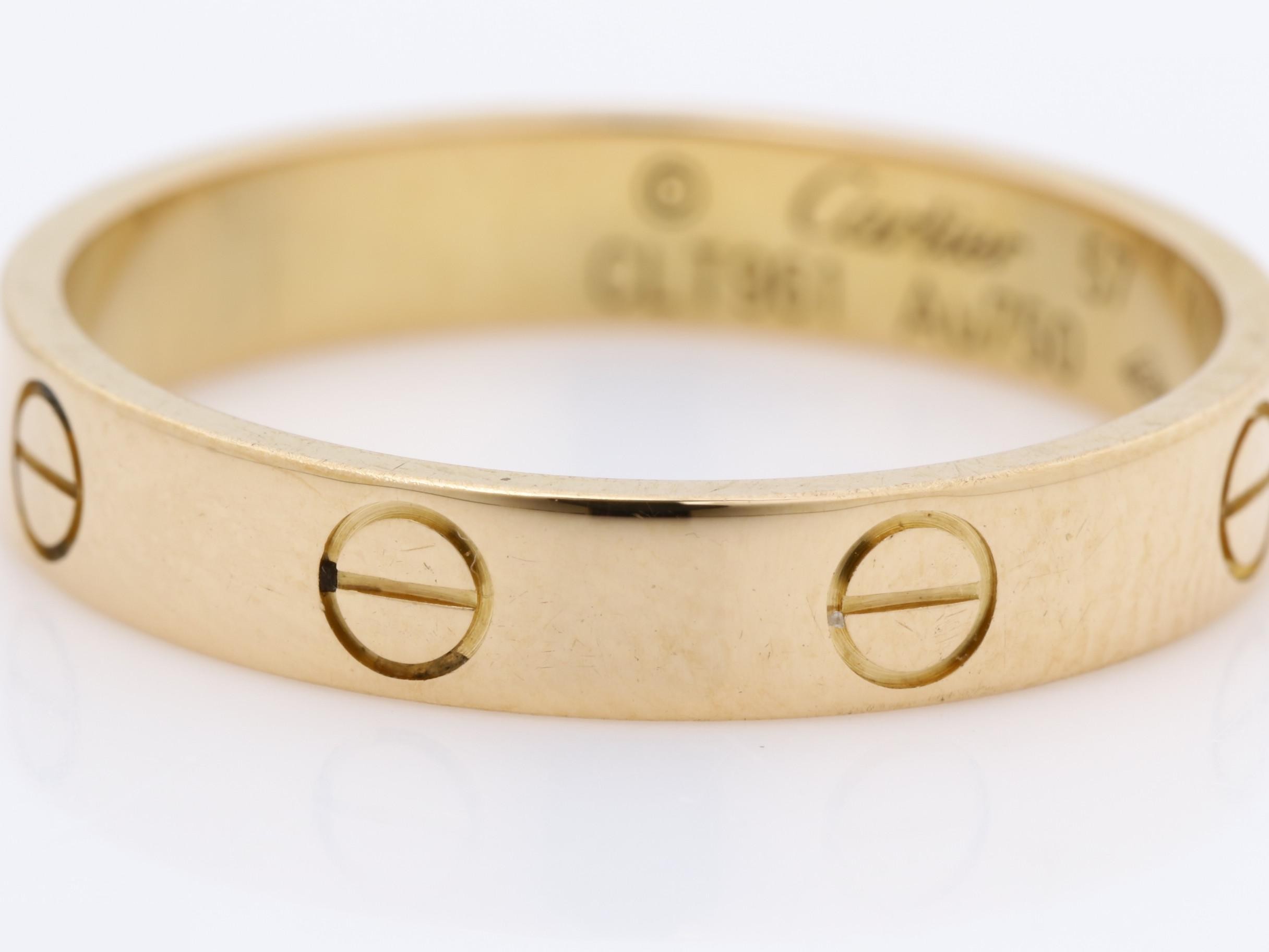 Mini Love Ring #57 750PG 3.6g — view 3