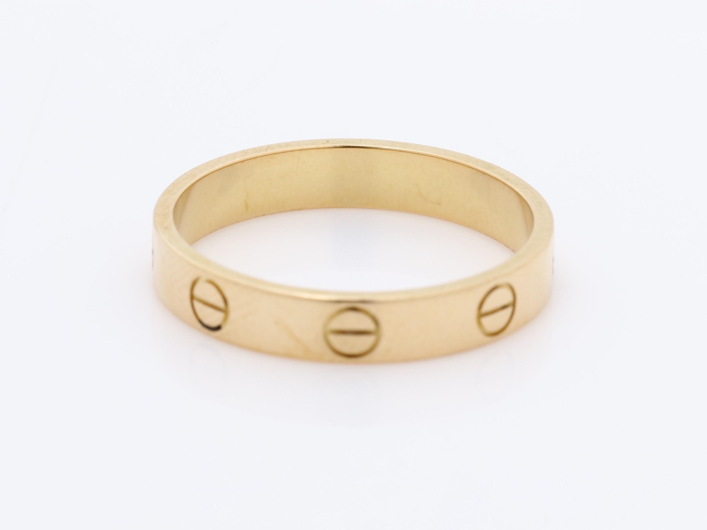 Mini Love Ring #57 750PG 3.6g — view 4