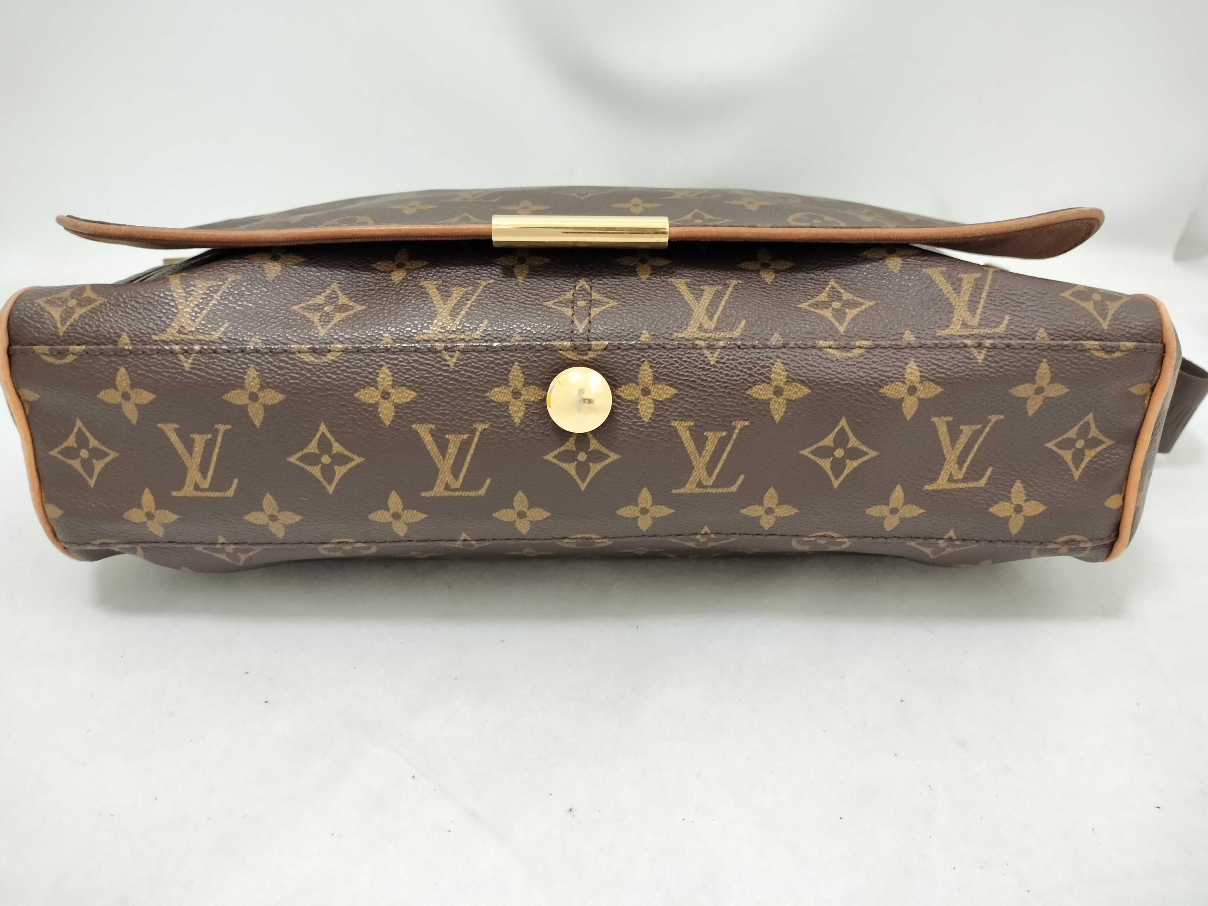 Monogram Louis Vuitton Brown Monogram Abesses M45257 Shoulder Bag — view 7