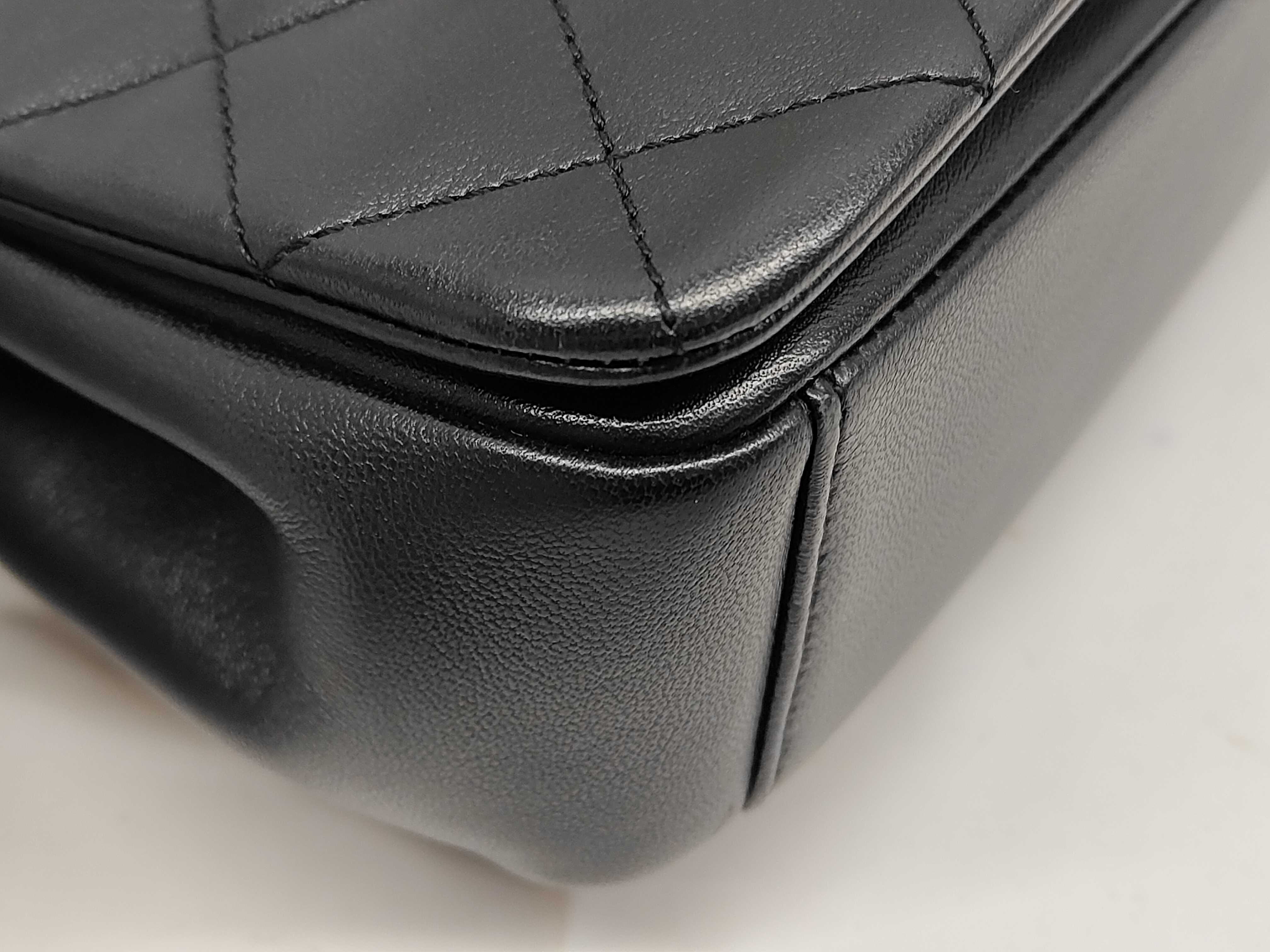 Matelassé Chain Wallet, Black Lambskin, Chain Coco Mark, Gold Hardware, Shoulder Bag — view 5