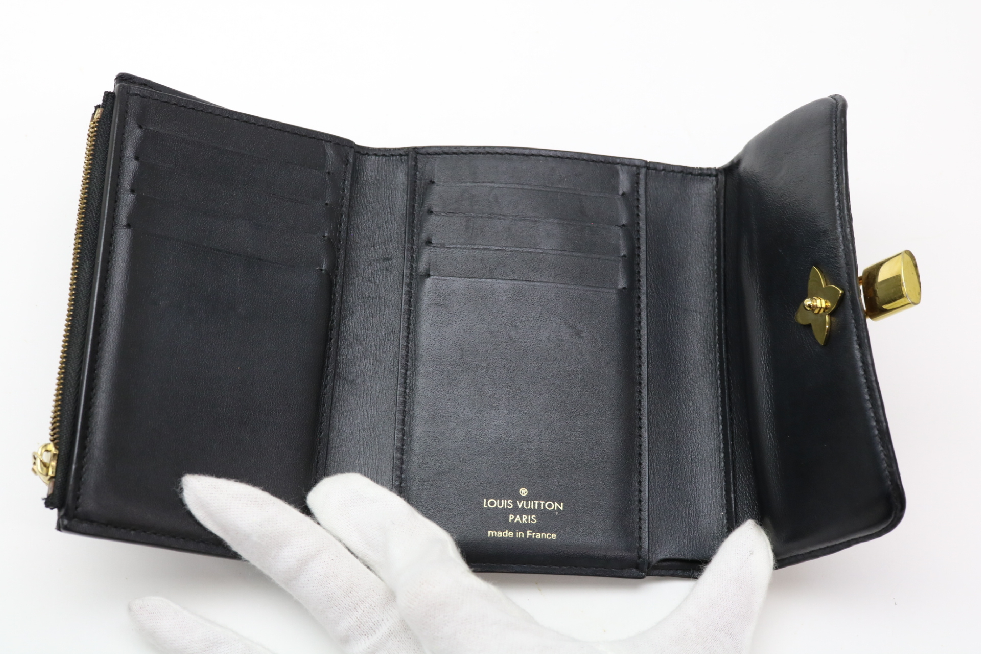 Monogram Portefeuille Flower Compact Wallet — view 7