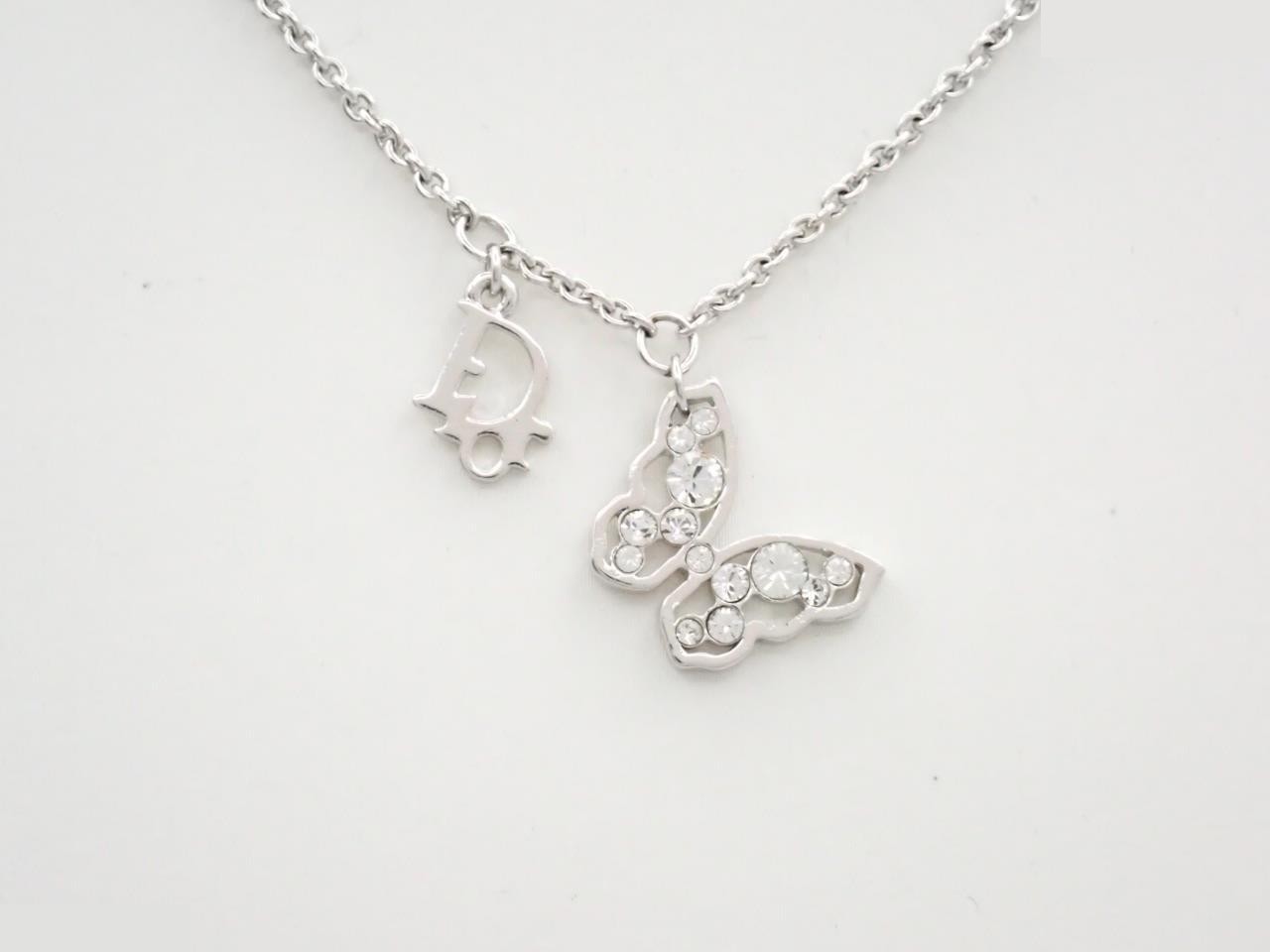 Butterfly necklace silver chain approx. 44cm