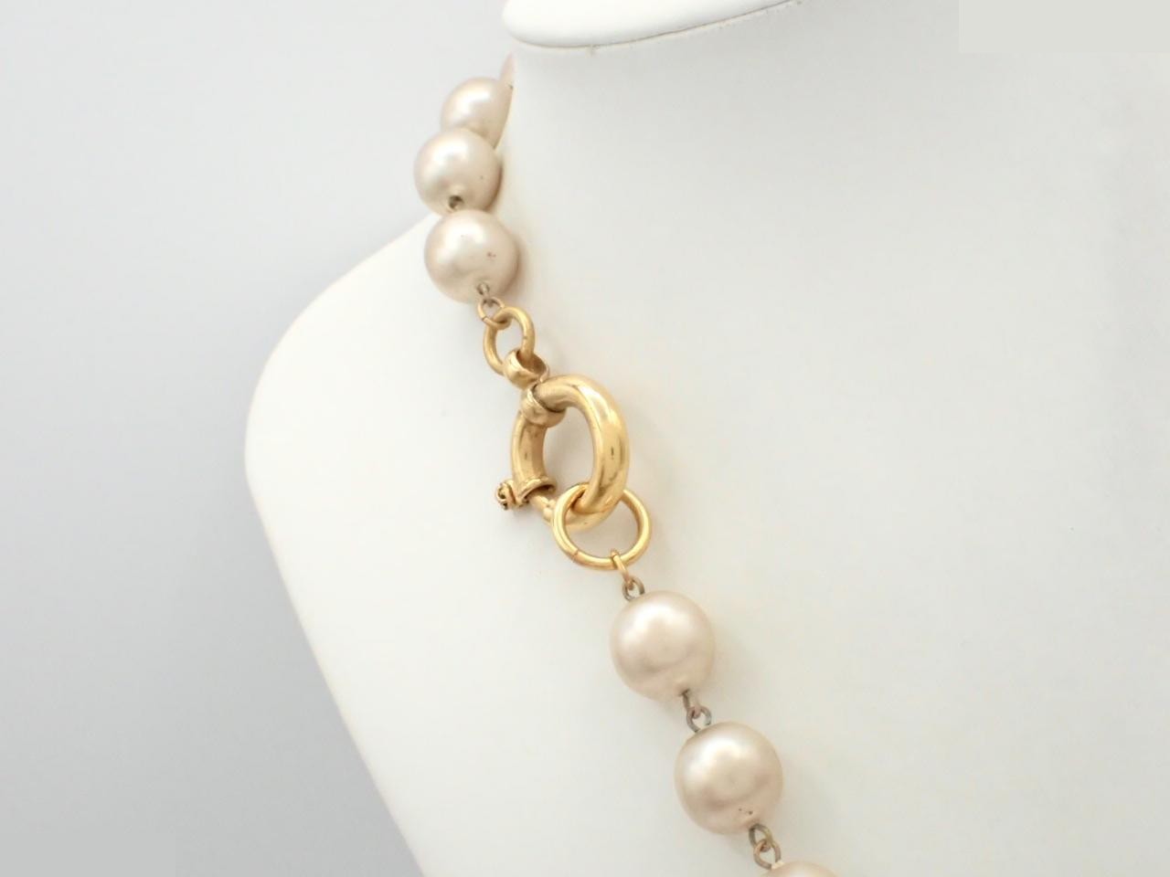 GP Faux Pearl Necklace, Neck Circumference Approx. 86cm — view 2