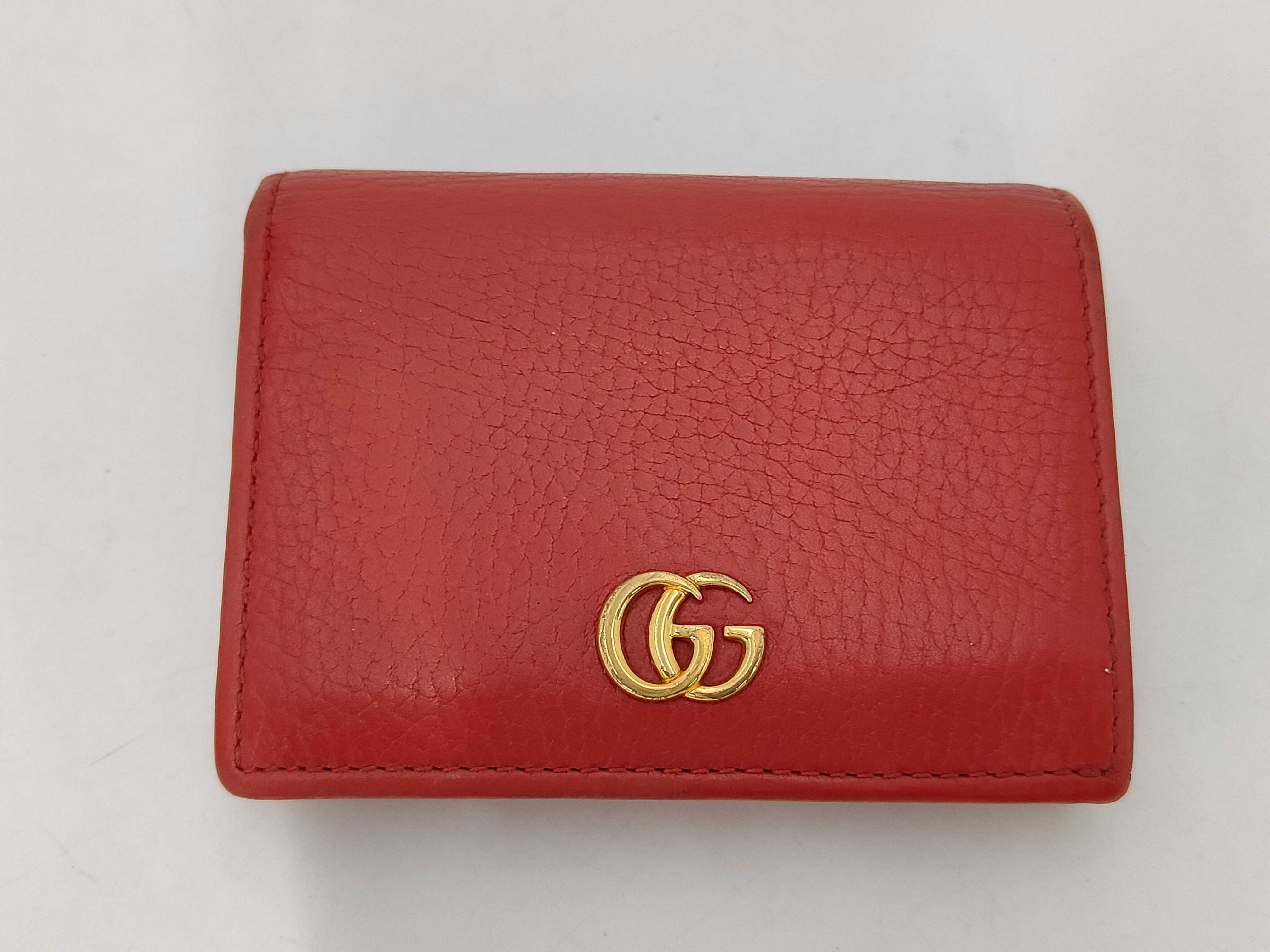 GG Marmont Bifold Wallet Red 456126 Wallet