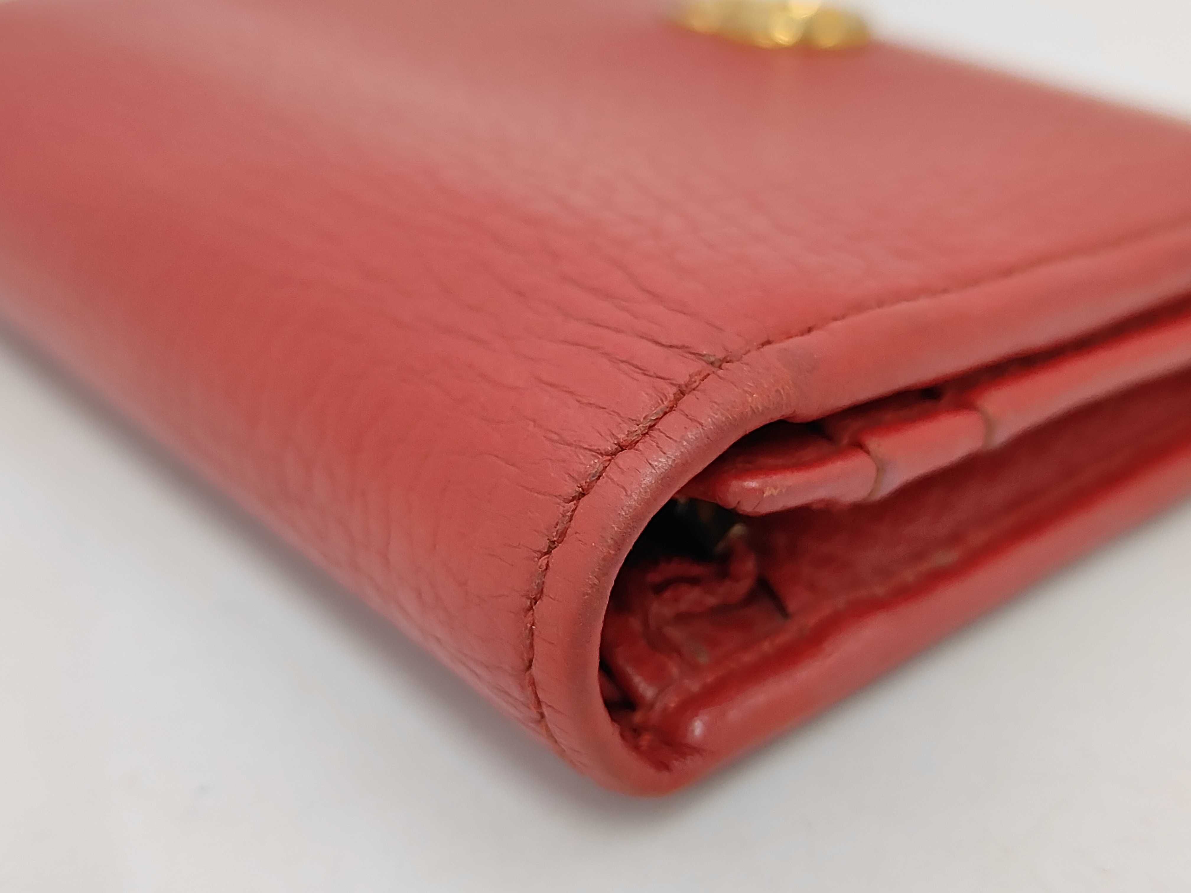 GG Marmont Bifold Wallet Red 456126 Wallet — view 3