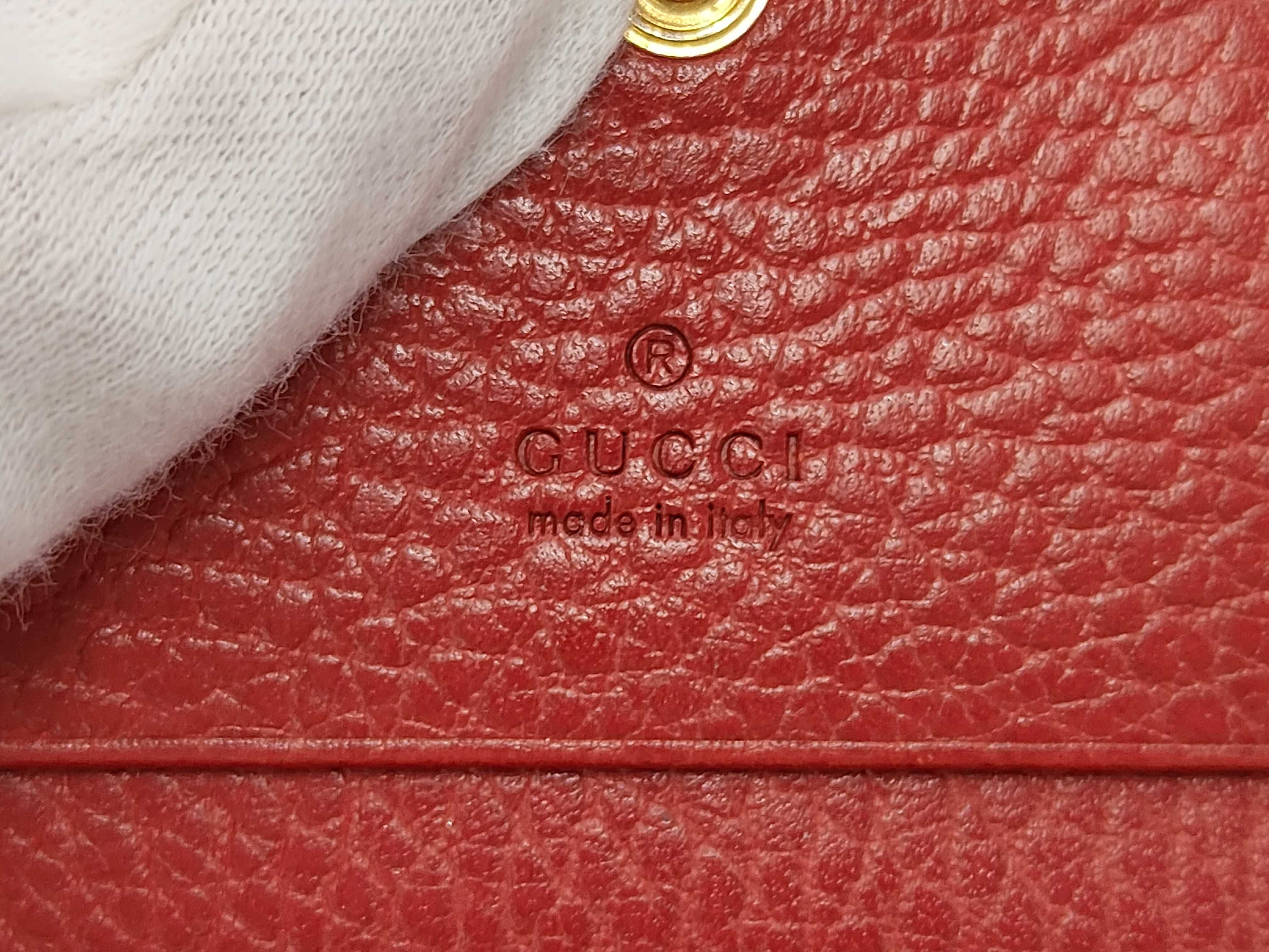 GG Marmont Bifold Wallet Red 456126 Wallet — view 6