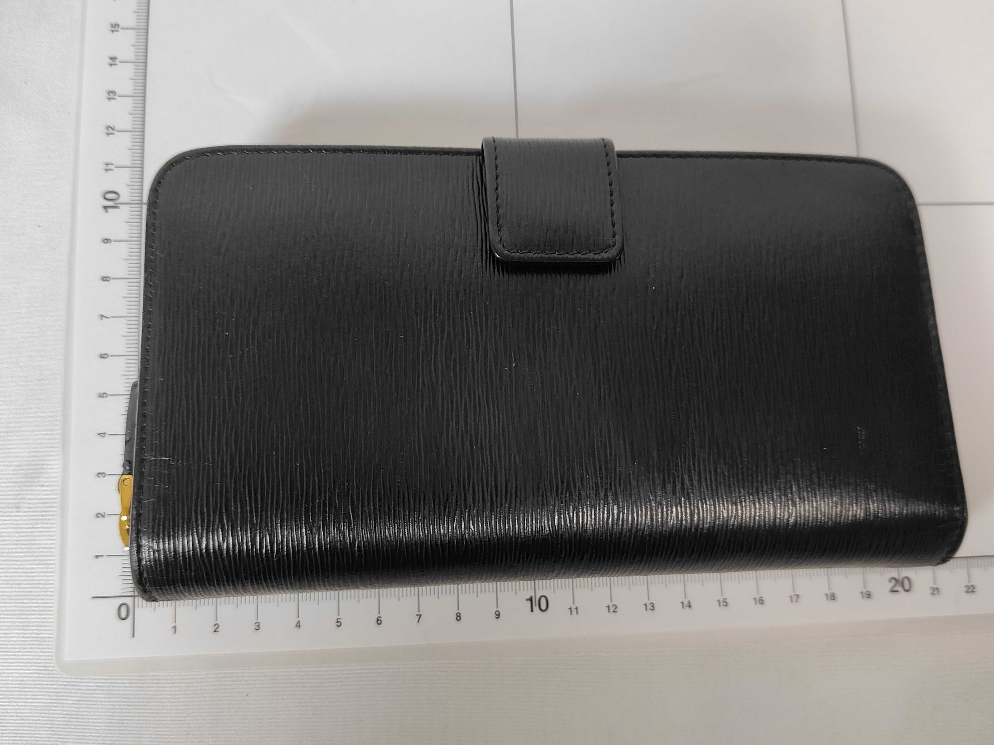 Saffiano Zip Long Wallet Black 1ML506 Wallet — view 2