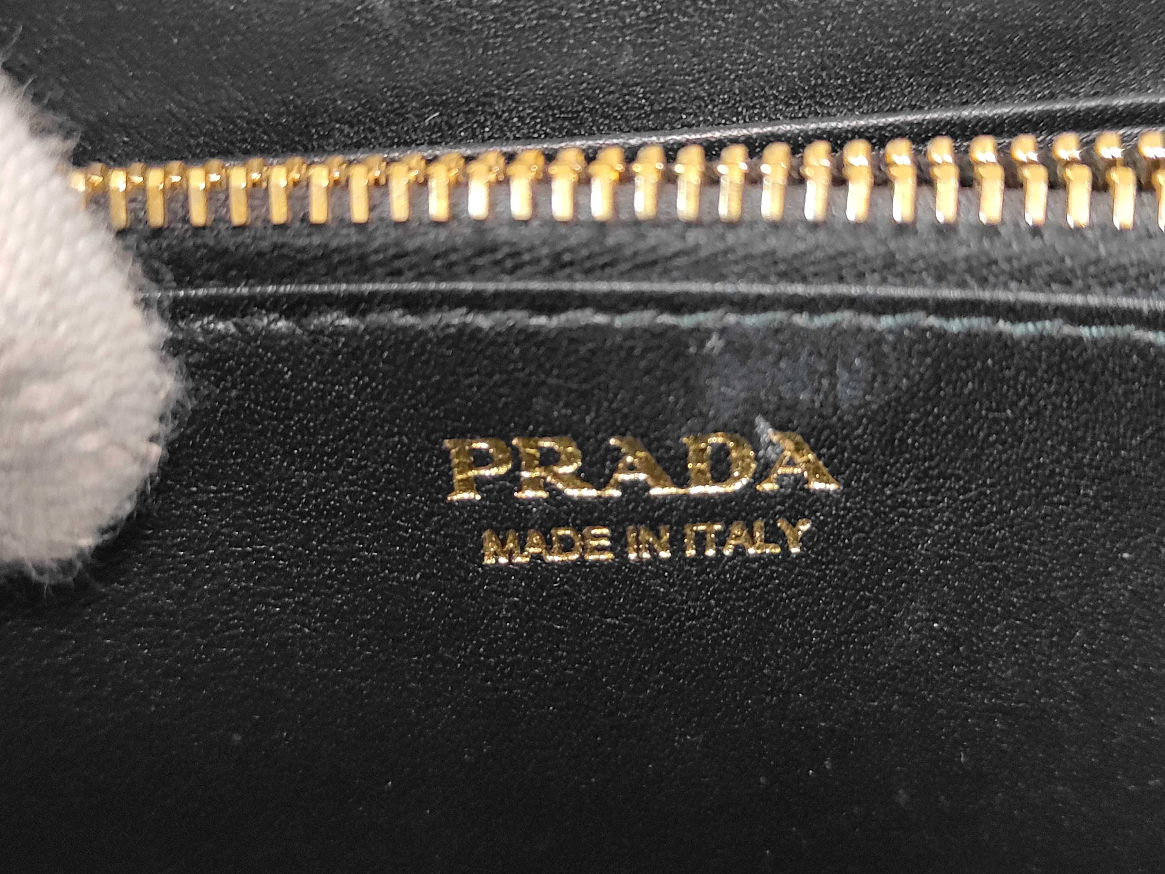 Saffiano Zip Long Wallet Black 1ML506 Wallet — view 12