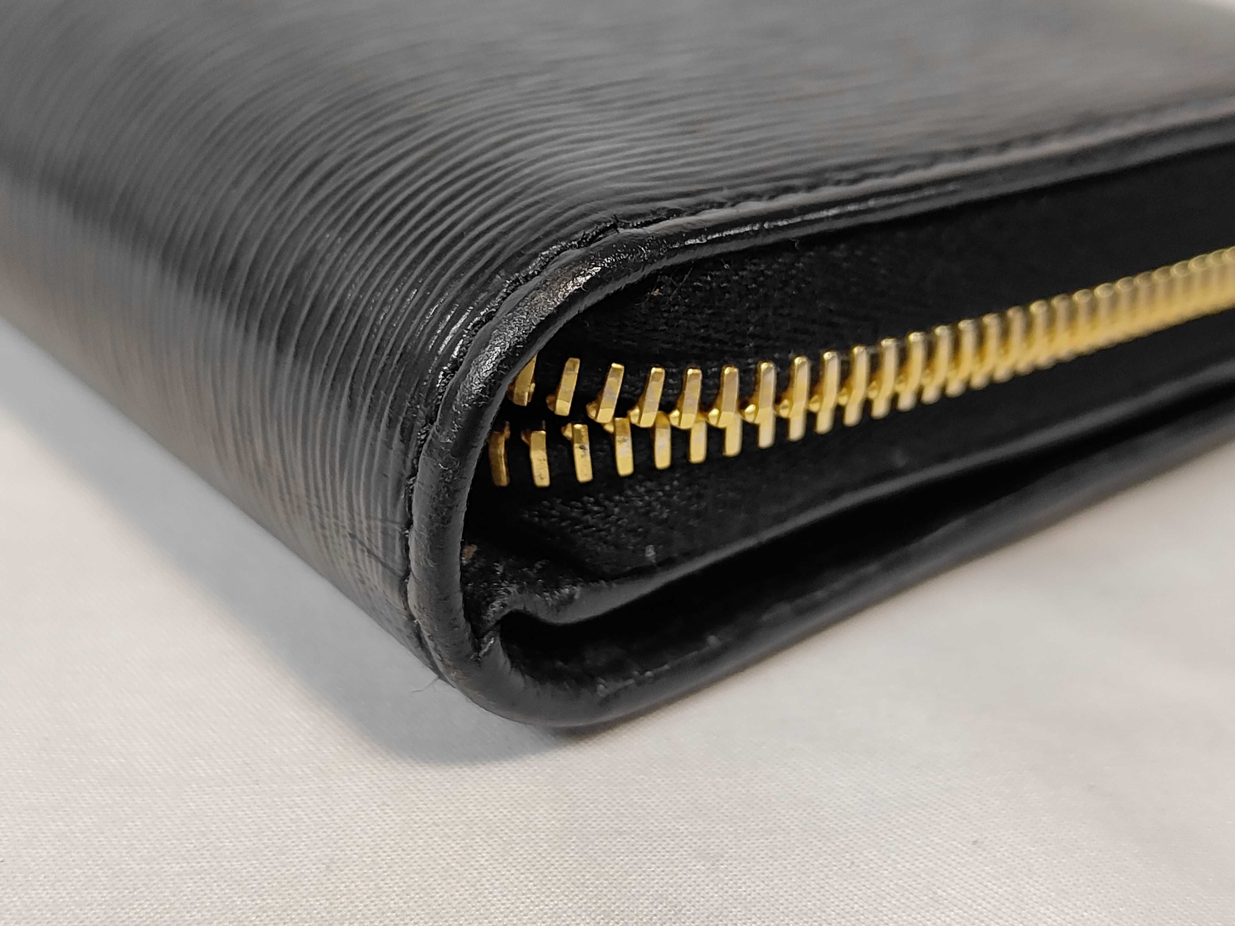 Saffiano Zip Long Wallet Black 1ML506 Wallet — view 3