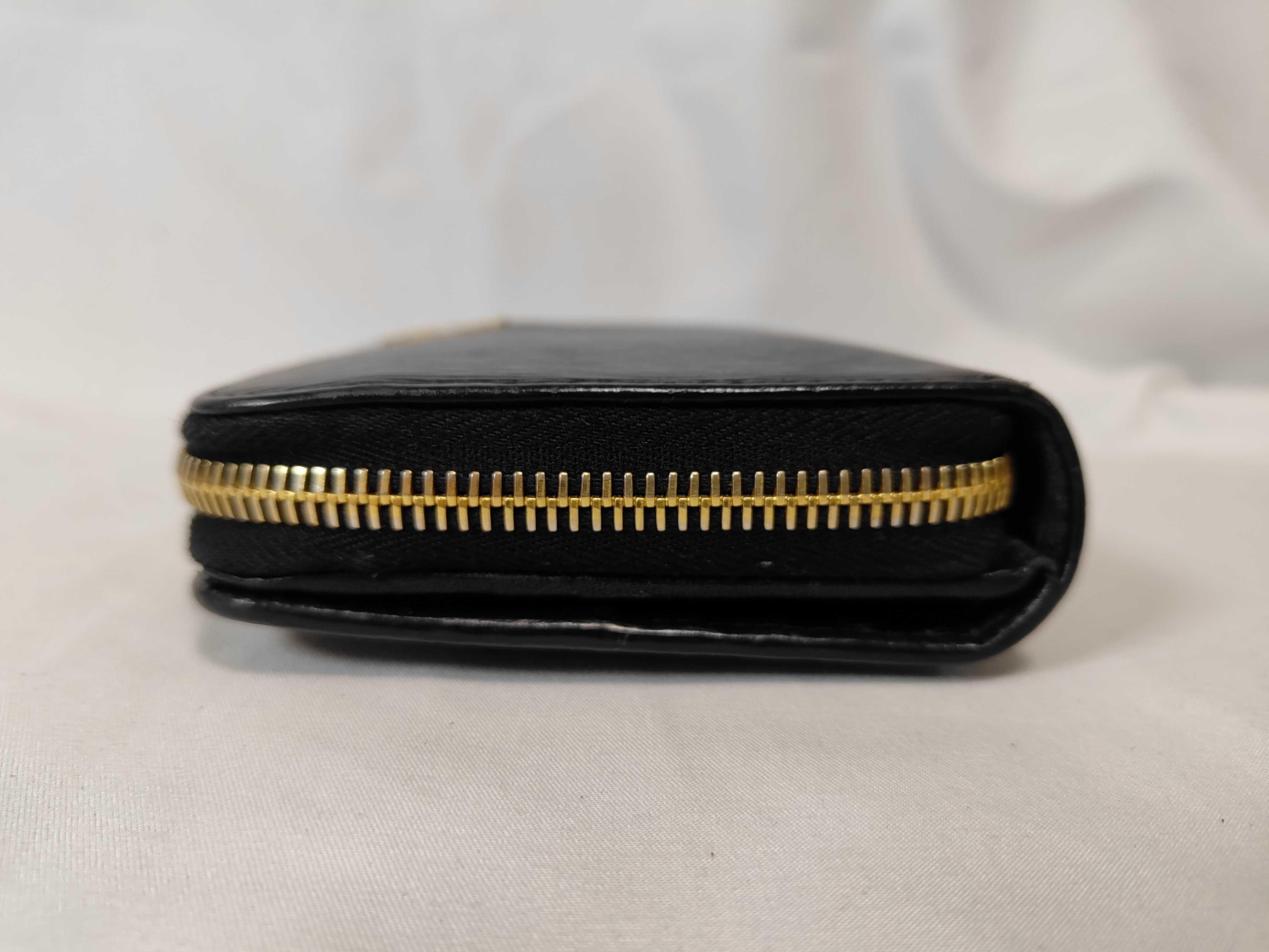 Saffiano Zip Long Wallet Black 1ML506 Wallet — view 4